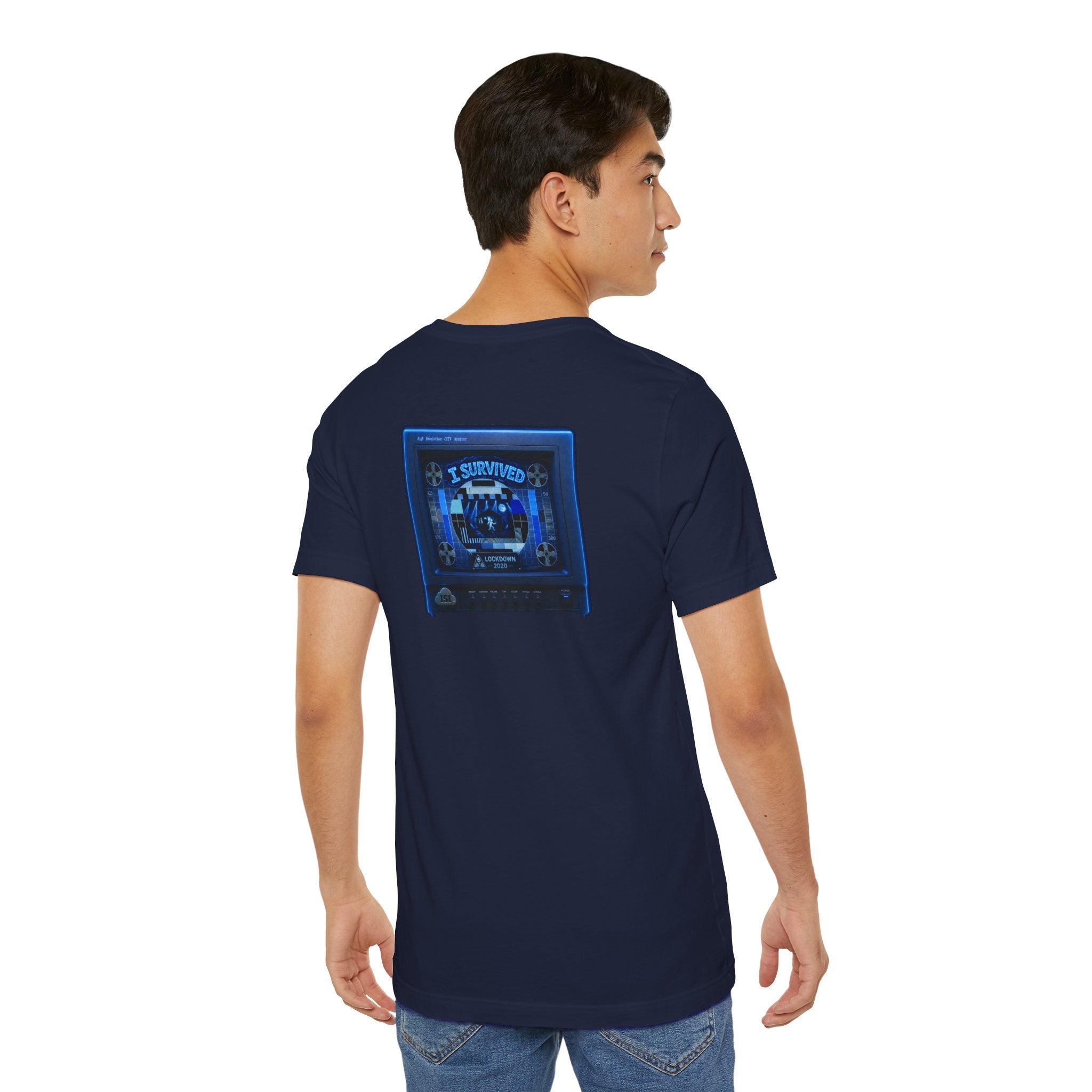 I Survived 2020 — "Please Stand By" Test Pattern Tee Lockdown Summer Exclusive Unisex Jersey Short Sleeve Tee