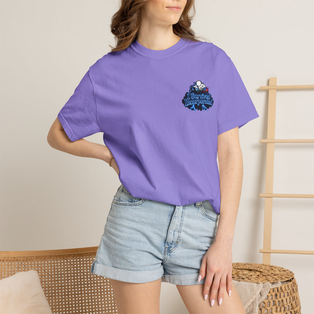 I Survived 2020 — "Please Stand By" Test Pattern Tee Lockdown Special Edition Summer Exclusive Unisex Garment-Dyed T-shirt