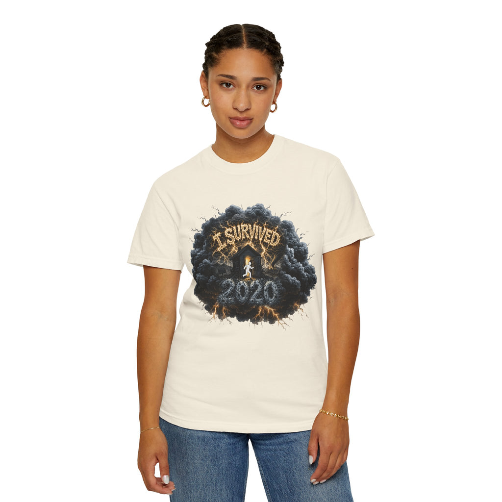 I Survived 2020 — Director's Cut Original Design Teaser Tee | Season 1 Premiere Drop Unisex Garment-Dyed T-shirt