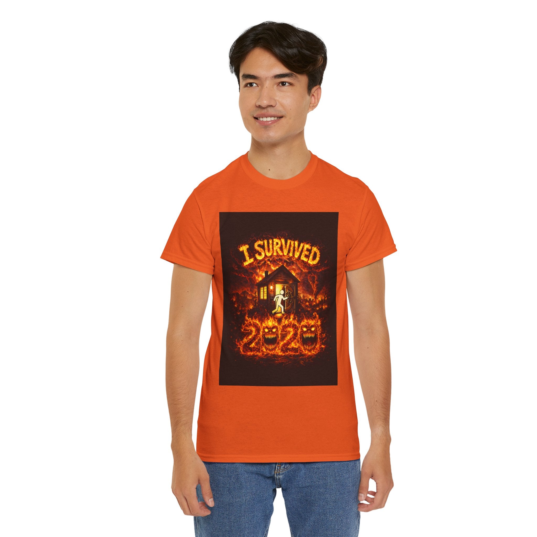 I Survived 2020 — WILDFIRES S2:E2: "The Bobcat Fire" Memorial Unisex Heavy Cotton Tee