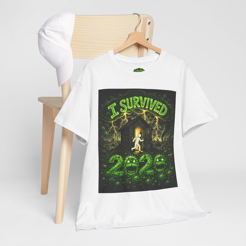 I Survived 2020 — S1:E2 "The Coming of COVID" | Pandemic Edition Unisex Heavy Cotton Tee