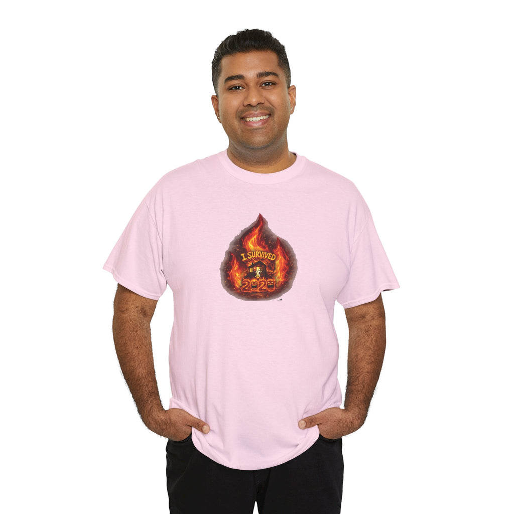 I Survived 2020 — WILDFIRES S2:E2: Director's Cut "The Bobcat Fire" Memorial Unisex Heavy Cotton Tee