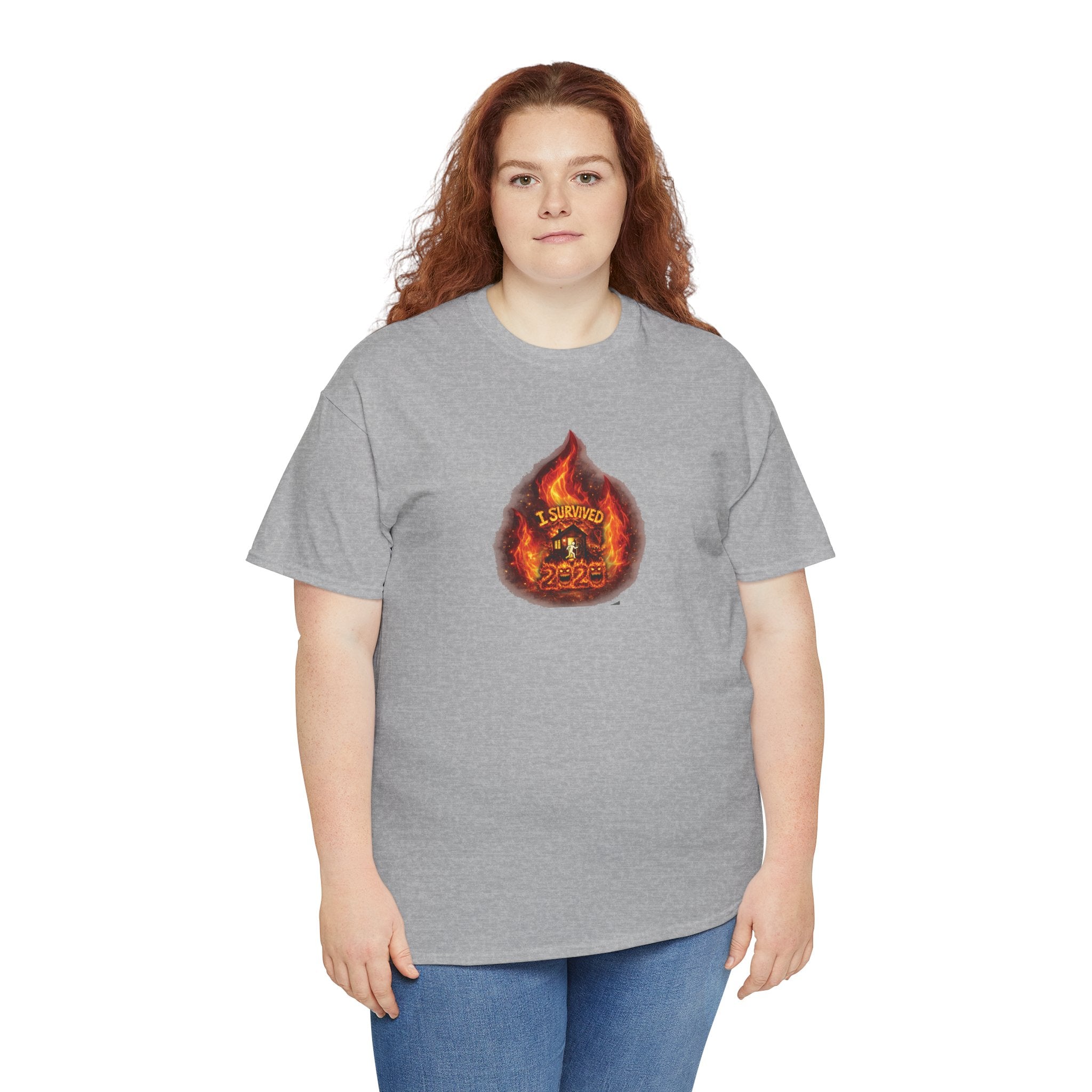 I Survived 2020 — WILDFIRES S2:E2: Director's Cut "The Bobcat Fire" Memorial Unisex Heavy Cotton Tee
