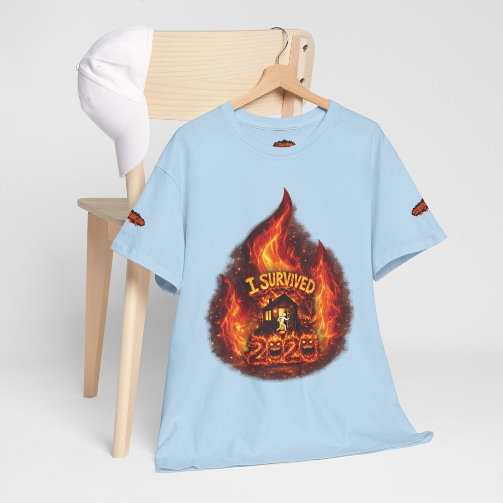 I Survived 2020 — Director's Cut S2:E1 "Berry Creek" | Wildfire Edition Memorial Unisex Heavy Cotton Tee (SPECIAL EDITION)