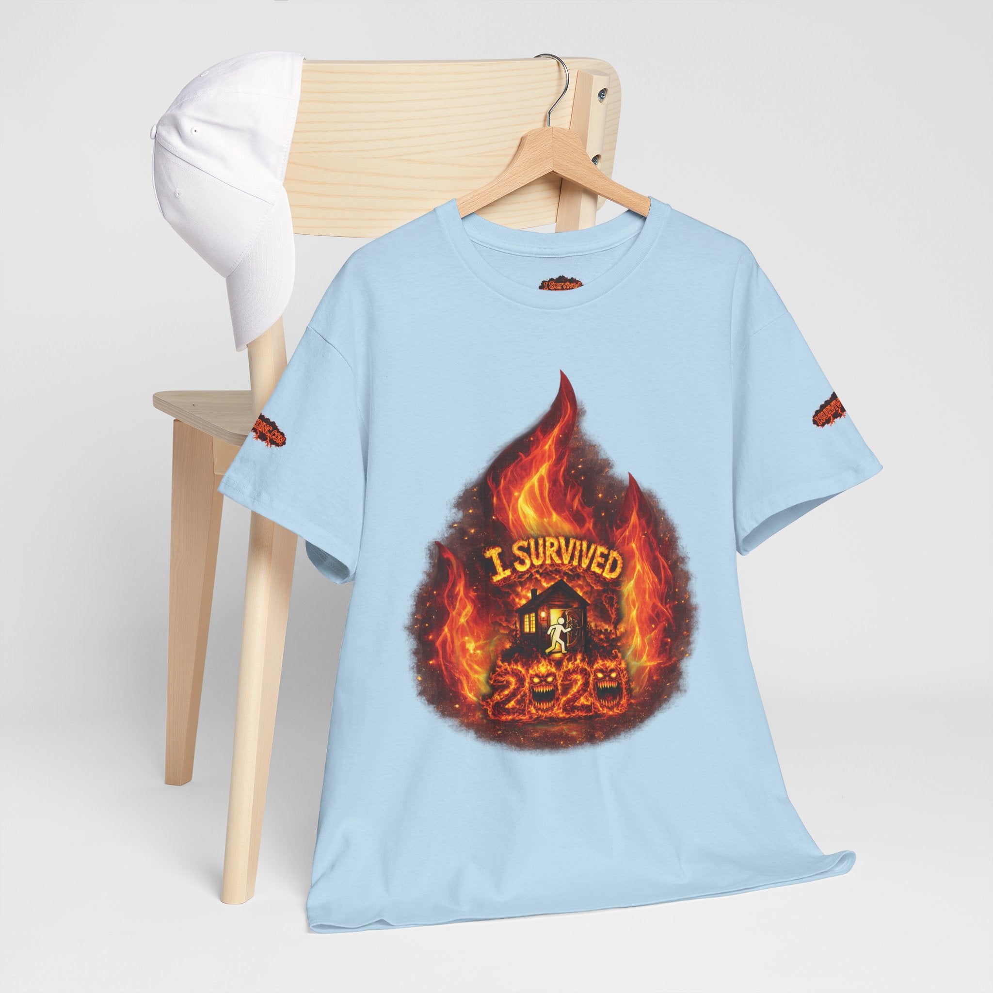 I Survived 2020 — Director's Cut S2:E1 "Berry Creek" | Wildfire Edition Memorial Unisex Heavy Cotton Tee (SPECIAL EDITION)