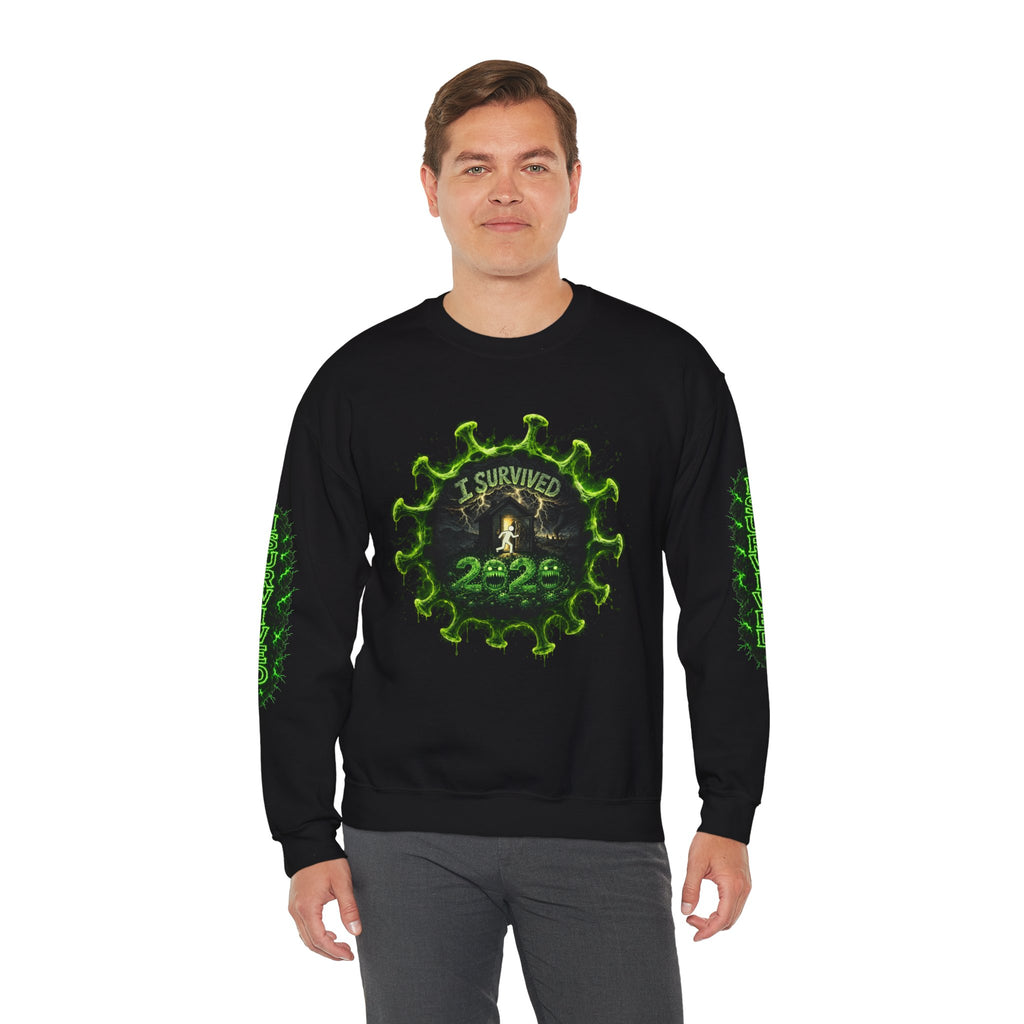 I Survived 2020 — Director's Cut S1:E5 "Delivery Doomsday" | Pandemic Edition Unisex Heavy Blend™ Crewneck Sweatshirt
