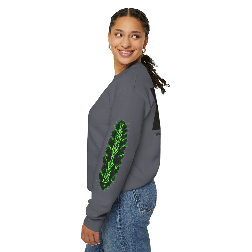 I Survived 2020 — PANDEMIC S1:E3: Director's Cut "The Jab!" Unisex Heavy Blend™ Crewneck Sweatshirt