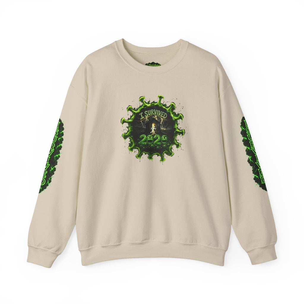 I Survived 2020 — PANDEMIC S1:E5: Director's Cut "Delivery Doomsday" Unisex Heavy Blend™ Crewneck Sweatshirt