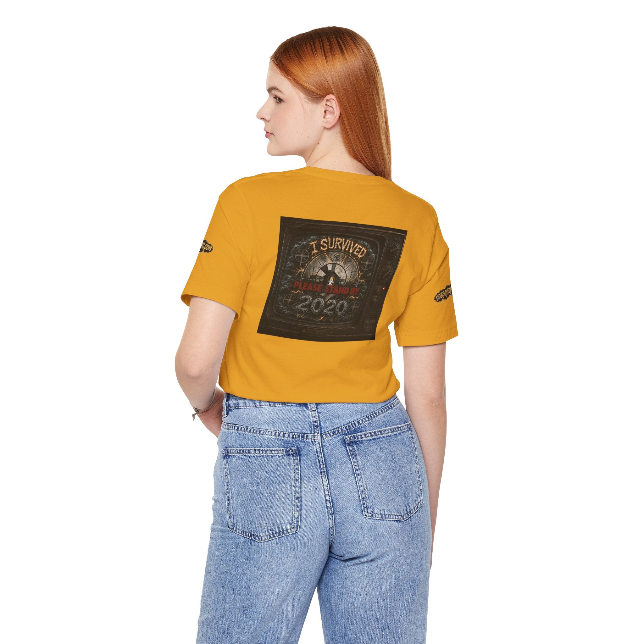 I Survived 2020 — "Please Stand By" Test Pattern Tee Special Edition Summer Premier Unisex Jersey Short Sleeve Tee