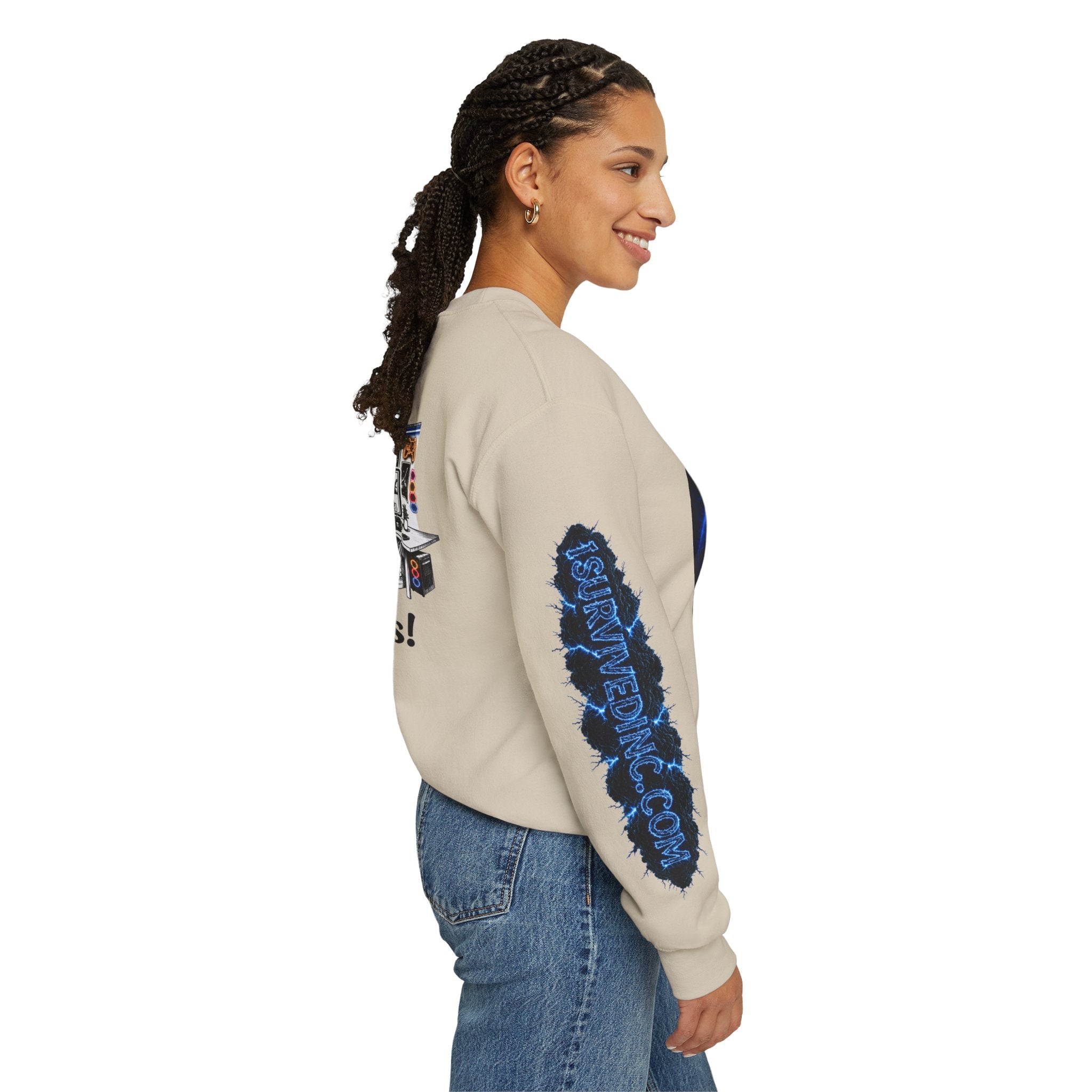 I Survived 2020 — LOCKDOWN S3:E4: "Working From Home" Unisex Heavy Blend™ Crewneck Sweatshirt