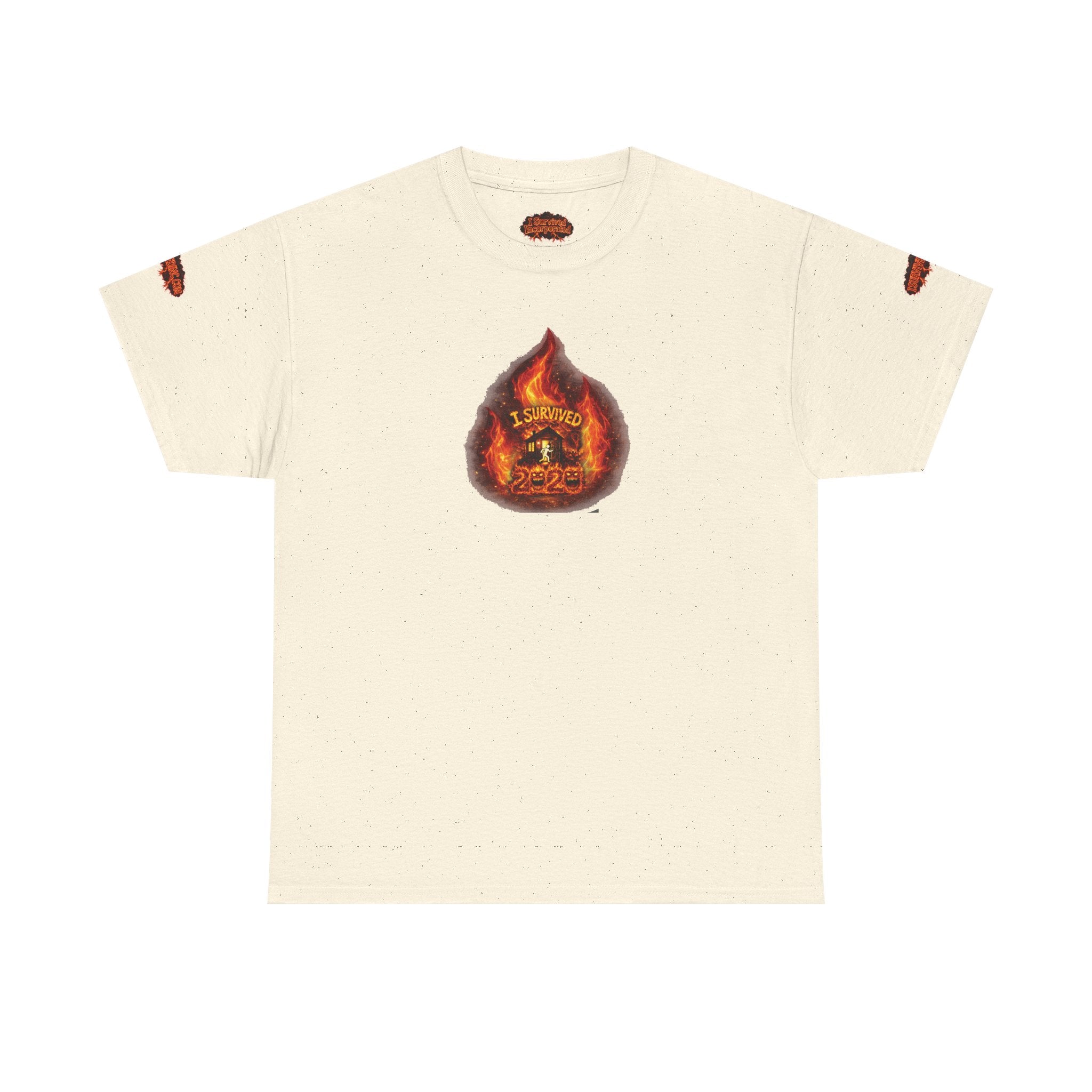 I Survived 2020 —  WILDFIRES S2:E3: Director's Cut Special Edition "The California Wildfires" Memorial Unisex Heavy Cotton Tee