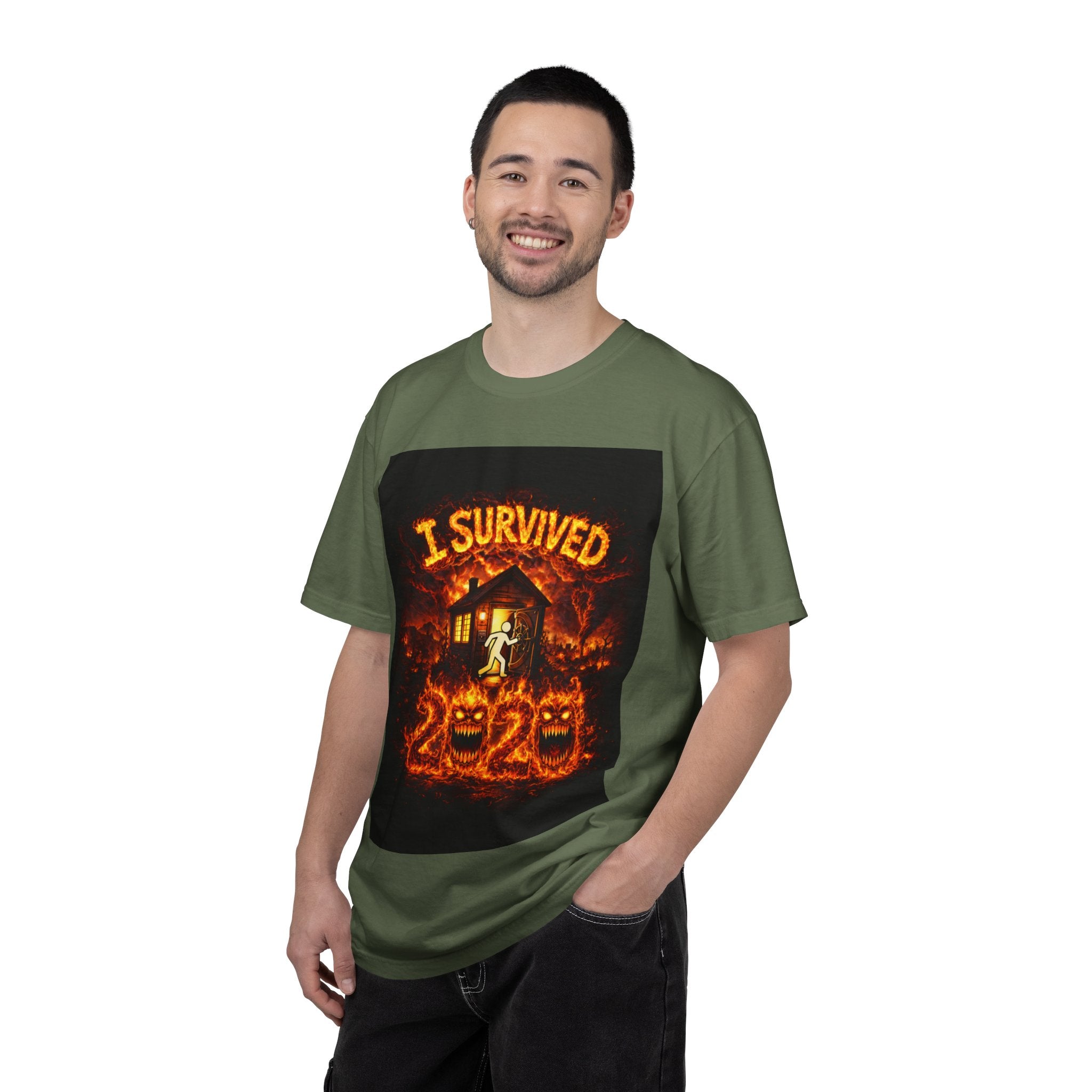 I Survived 2020 — WILDFIRES S2:E2: "The Bobcat Fire" Memorial Unisex Garment-Dyed T-shirt