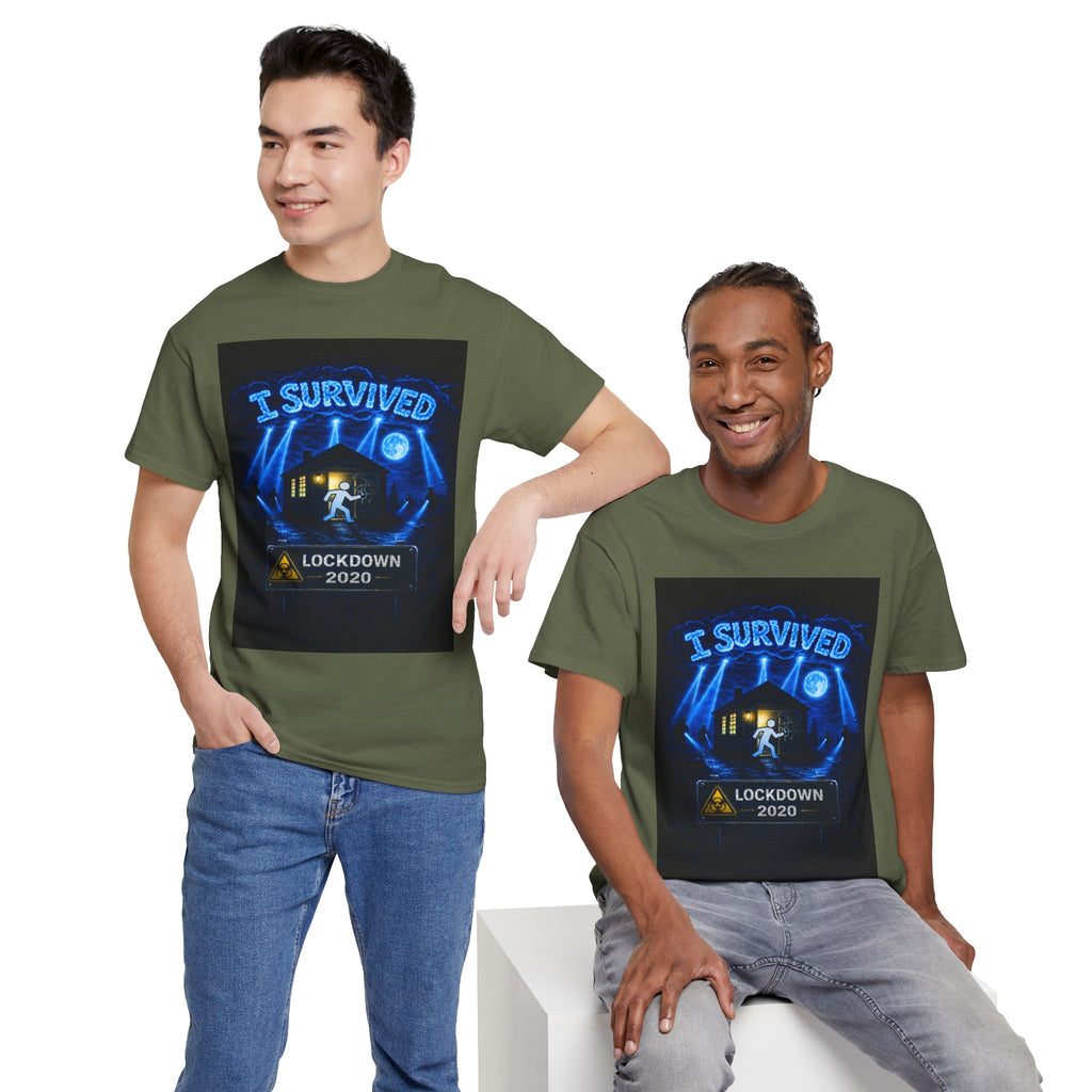 I Survived 2020 — LOCKDOWN S3:E4: "Working From Home" Unisex Heavy Cotton Tee
