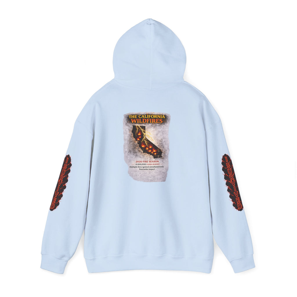 I Survived 2020 — Director's Cut S2:E3 "The California Wildfires" | Wildfire Edition Memorial Hoodie Sweatshirt