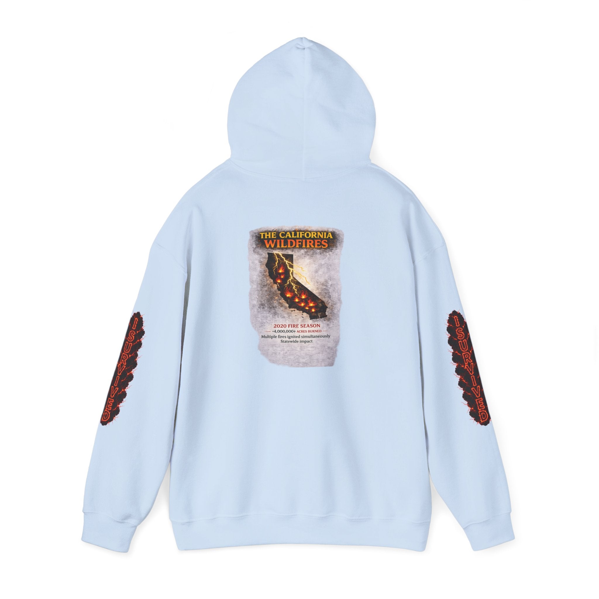 I Survived 2020 — Director's Cut S2:E3 "The California Wildfires" | Wildfire Edition Memorial Hoodie Sweatshirt