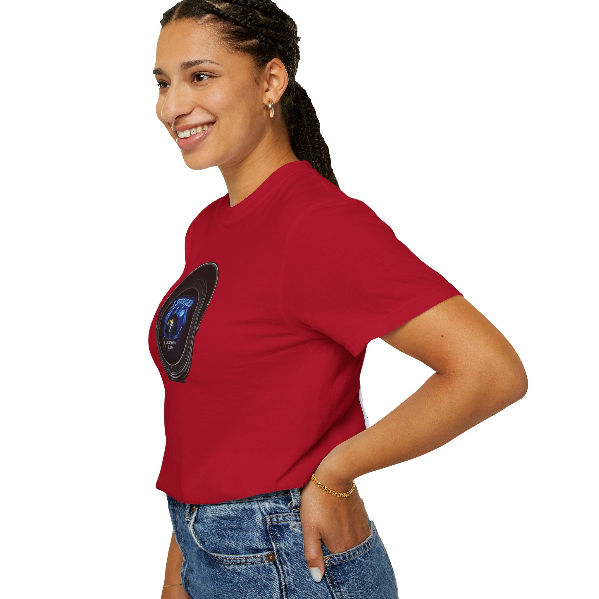 I Survived 2020 —  LOCKDOWN S3:E3: Director's Cut "Remote Schooling" Unisex Garment-Dyed T-shirt