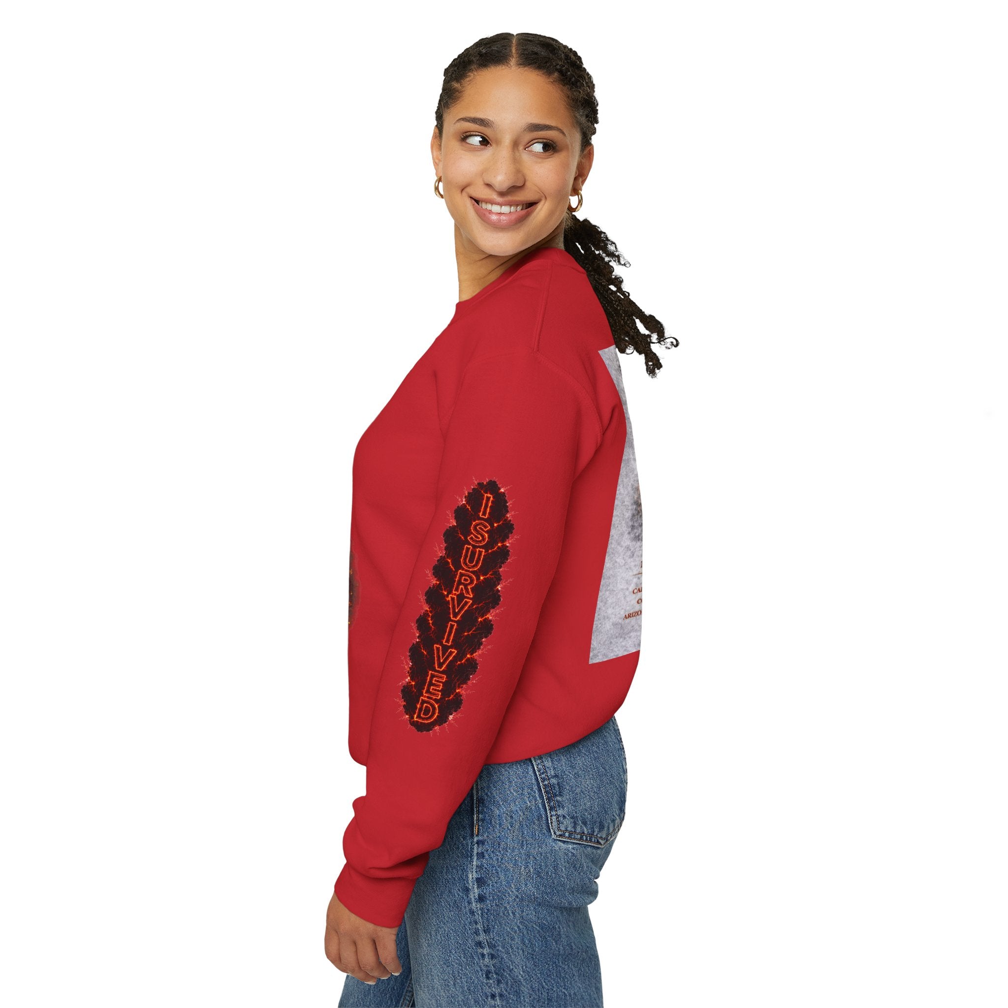 I Survived 2020 — Director's Cut S2:E4 "Western U.S. Wildfire Season" | Mid-Season Finale Pt. 1 | Wildfire Edition Memorial Unisex Heavy Blend™ Crewneck Sweatshirt