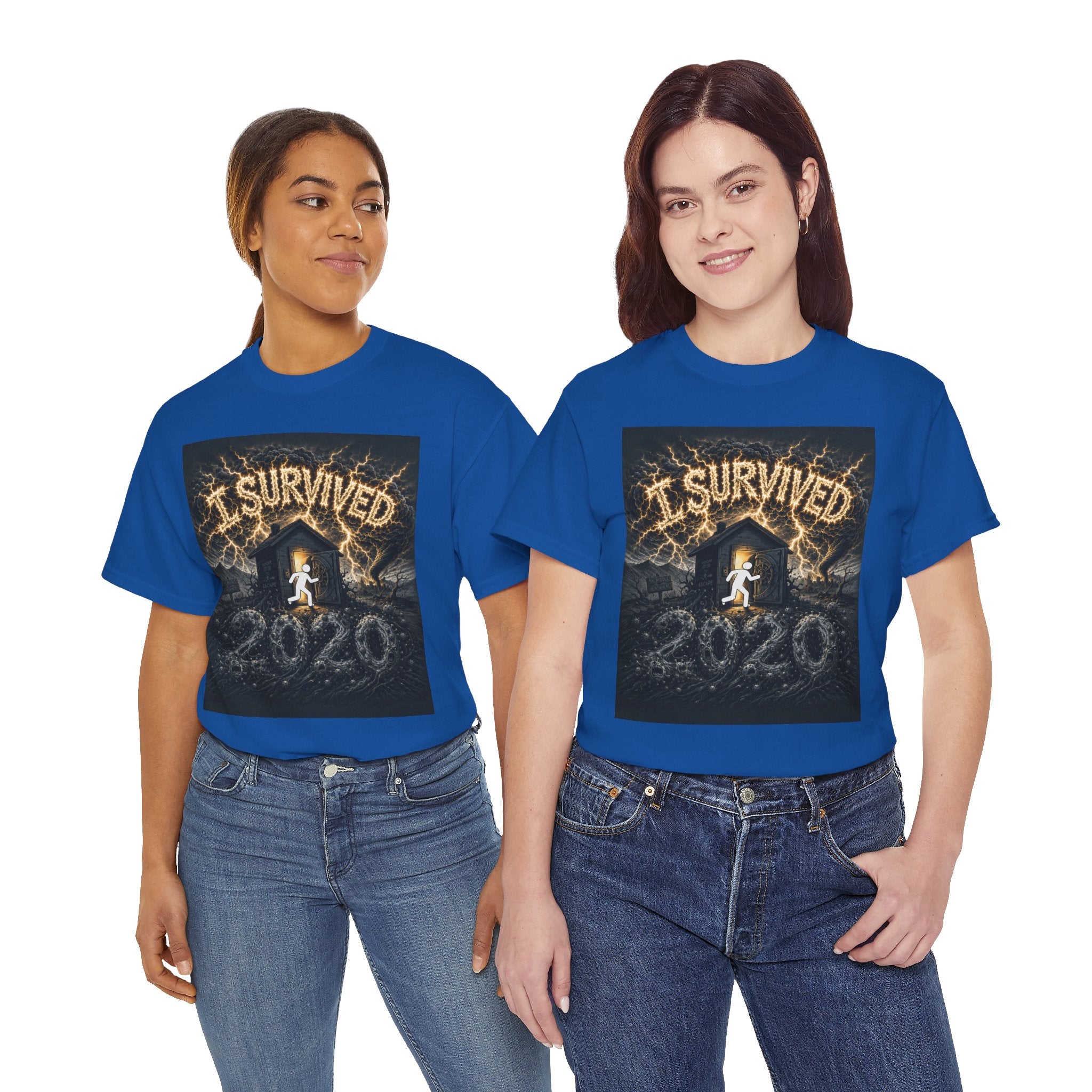 I Survived 2020 — Original PILOT Design Unisex Heavy Cotton Tee