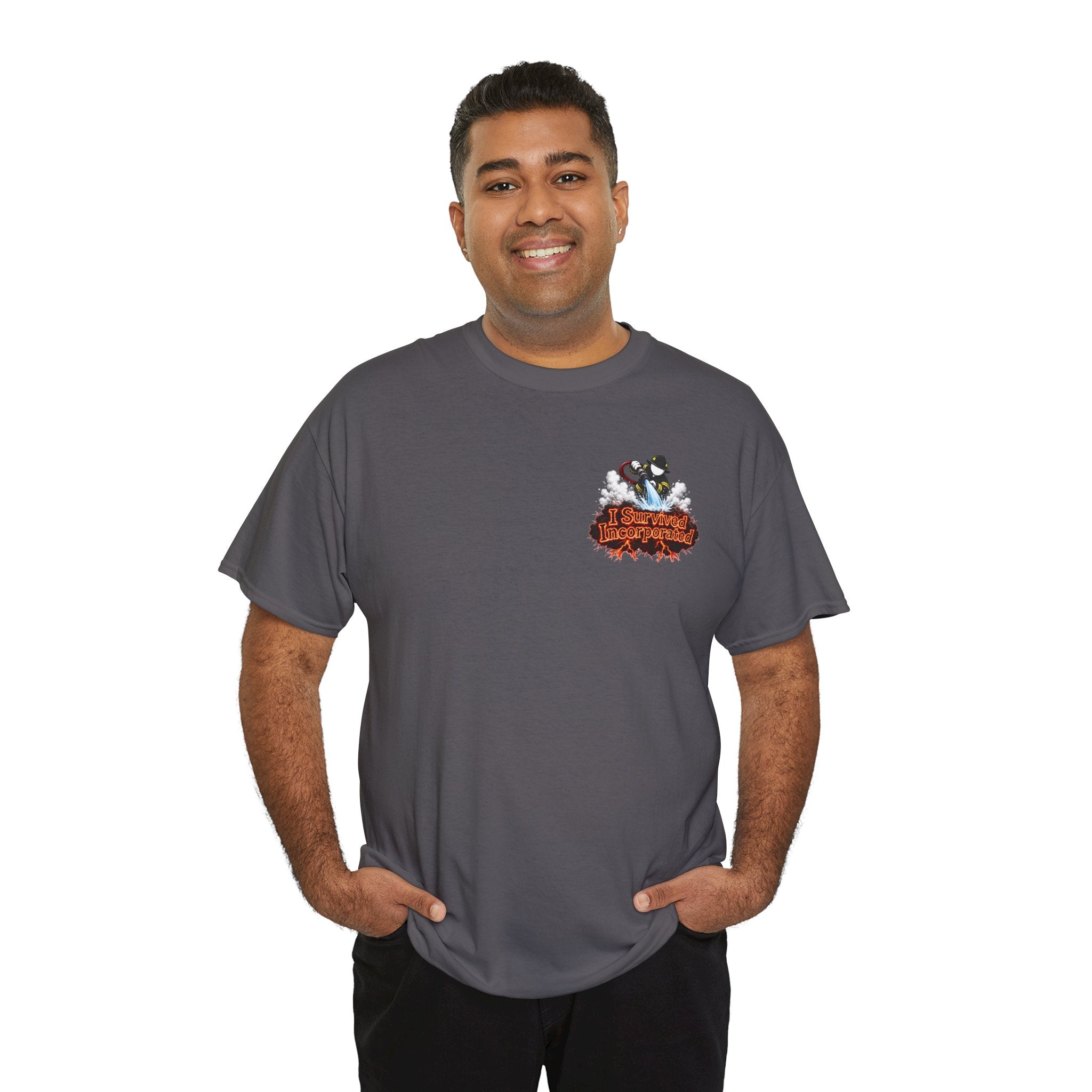 I Survived 2020 — "Please Stand By" Test Pattern Tee Wildfire Signal Edition Summer Premiere Unisex Heavy Cotton Tee