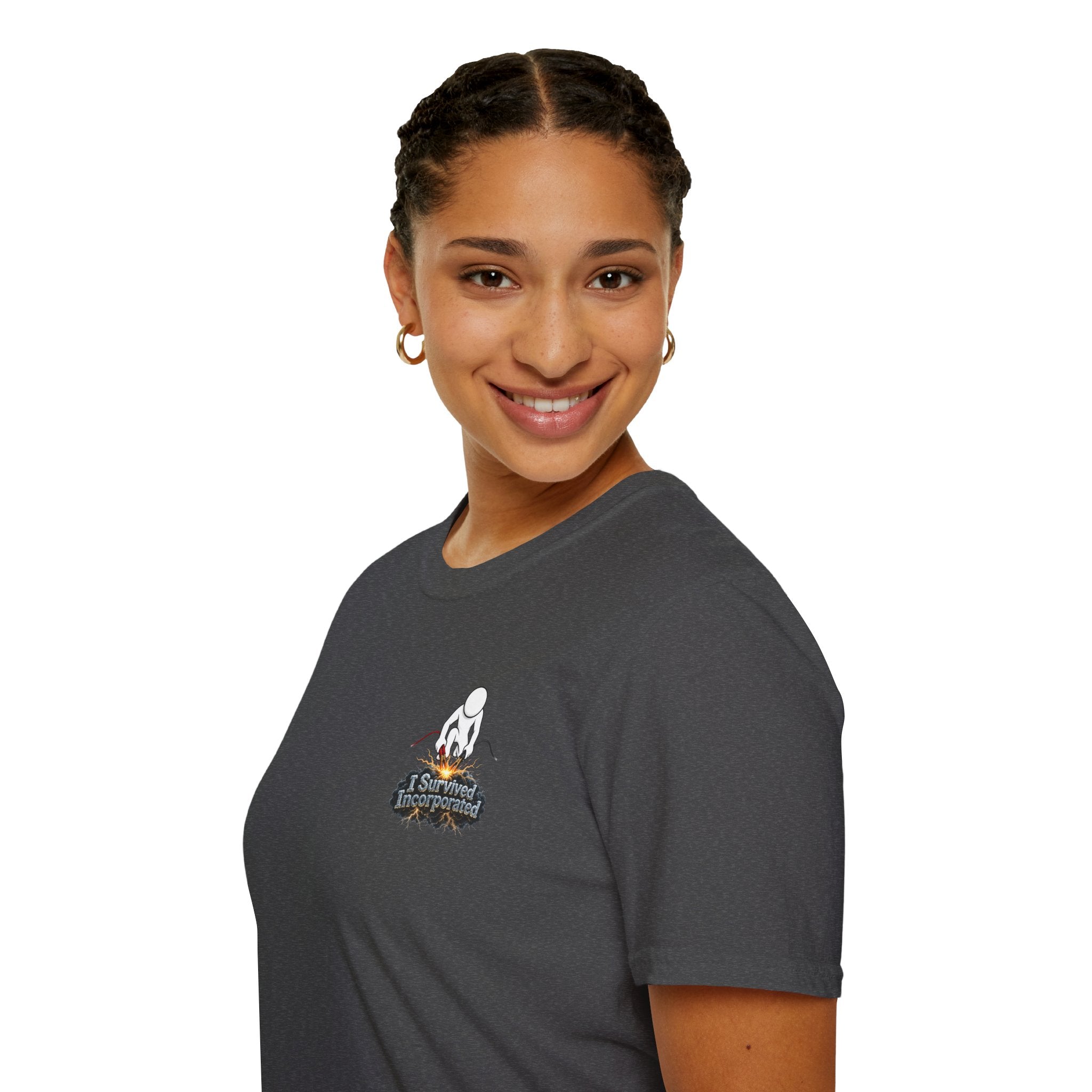 I Survived 2020 — "Please Stand By" Test Pattern Tee Summer Premier Unisex Softstyle T-Shirt