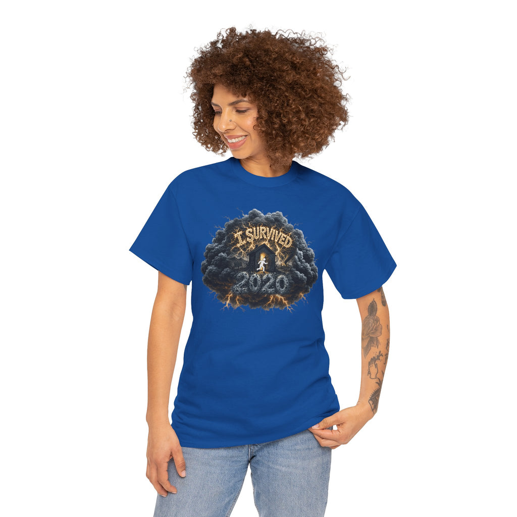 I Survived 2020 — Director's Cut Original Design Teaser Tee | Season 1 Premiere Drop Unisex Heavy Cotton Tee