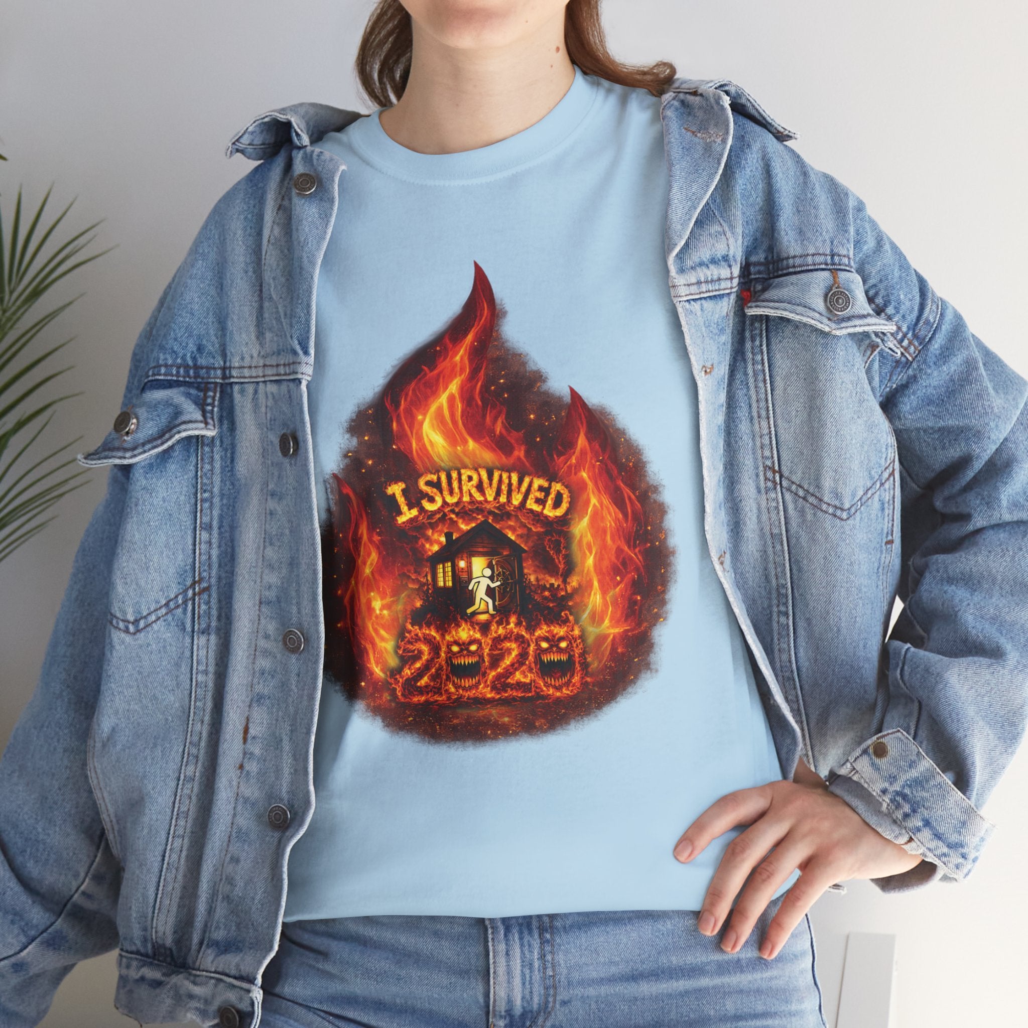 I Survived 2020 — Director's Cut S2:E2 "The Bobcat Fire" | Wildfire Edition Memorial Unisex Heavy Cotton Tee