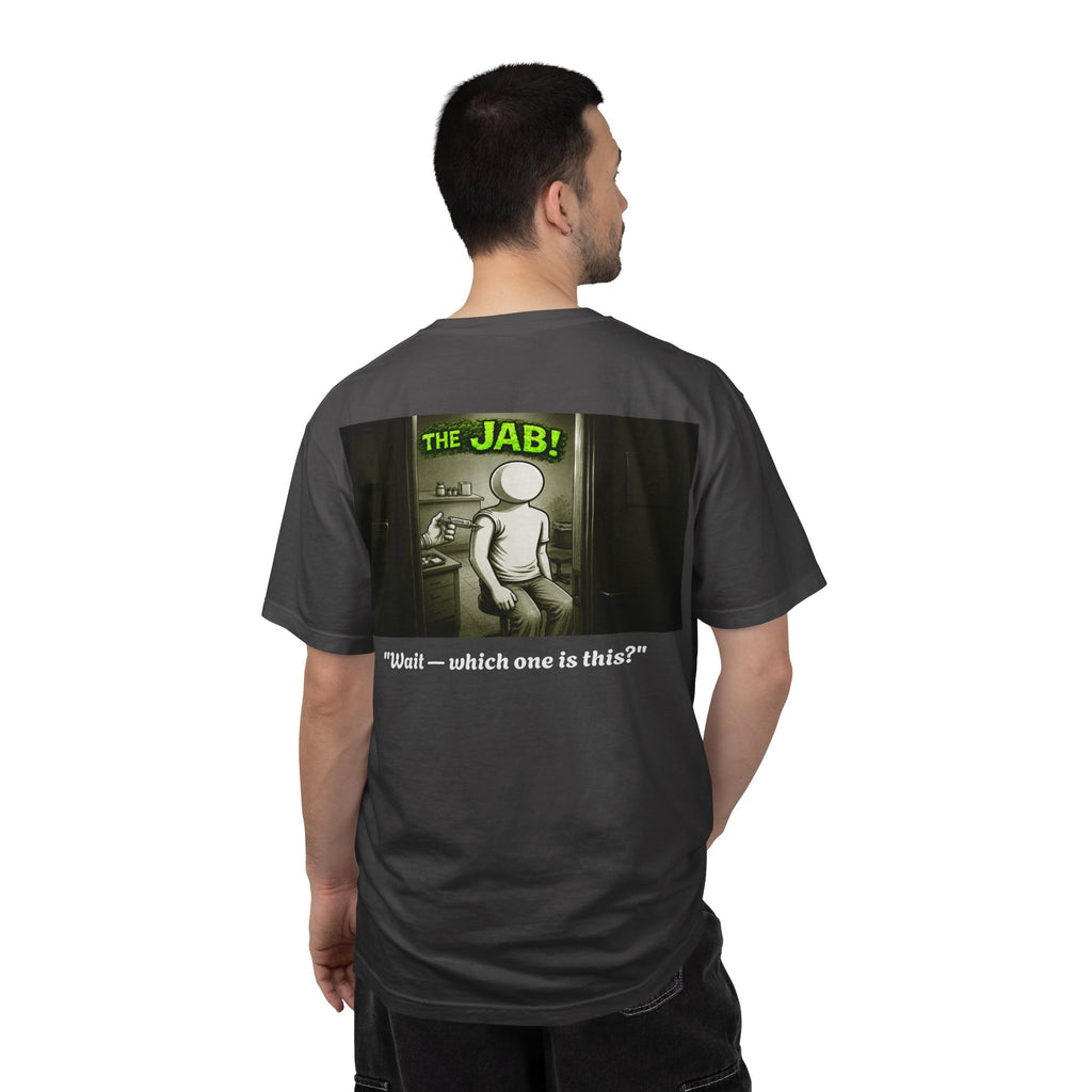 I Survived 2020 — PANDEMIC S1:E3: Director's Cut "The Jab!" Unisex Garment-Dyed T-shirt