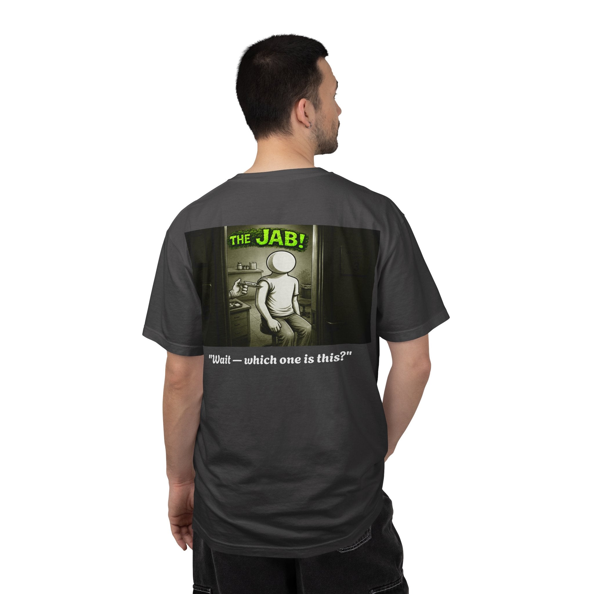 I Survived 2020 — PANDEMIC S1:E3: Director's Cut "The Jab!" Unisex Garment-Dyed T-shirt