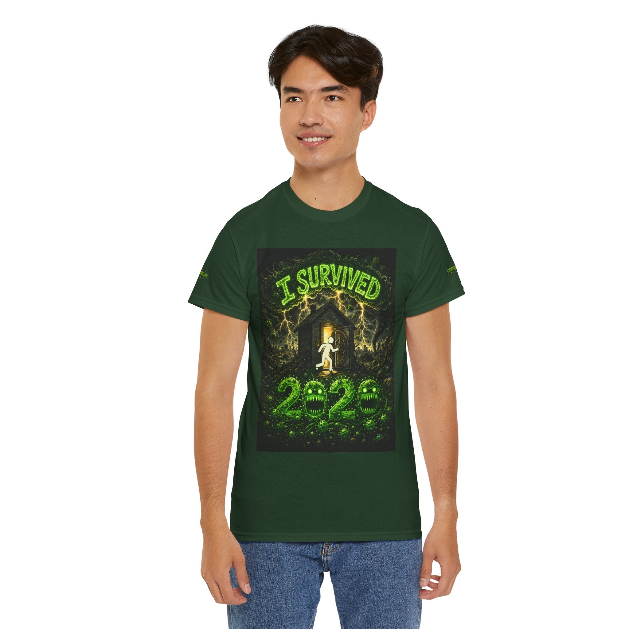 I Survived 2020 — S1:E1 "COVID-19: The Coronavirus" | Pandemic Edition Unisex Heavy Cotton Tee (SPECIAL EDITION)