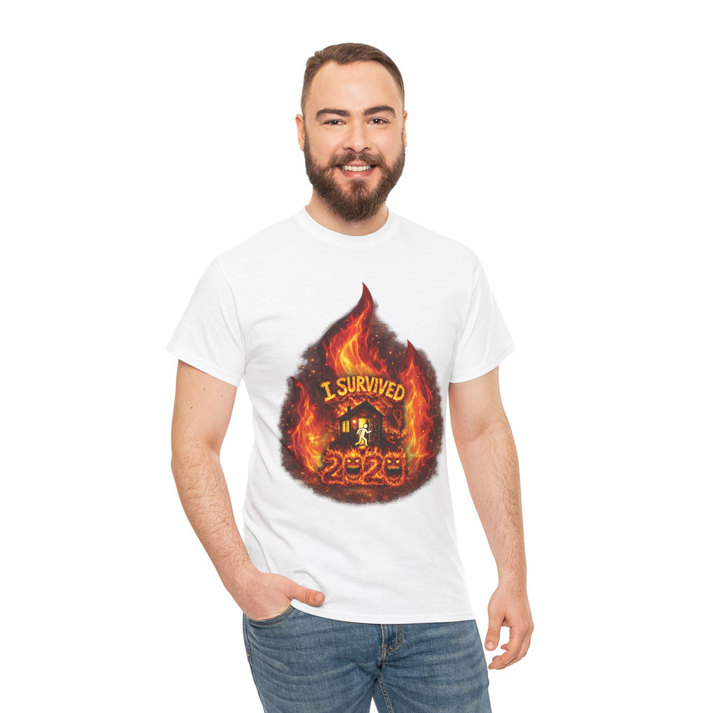I Survived 2020 — Director's Cut S2:E1 "Berry Creek" | Wildfire Edition Memorial Unisex Heavy Cotton Tee