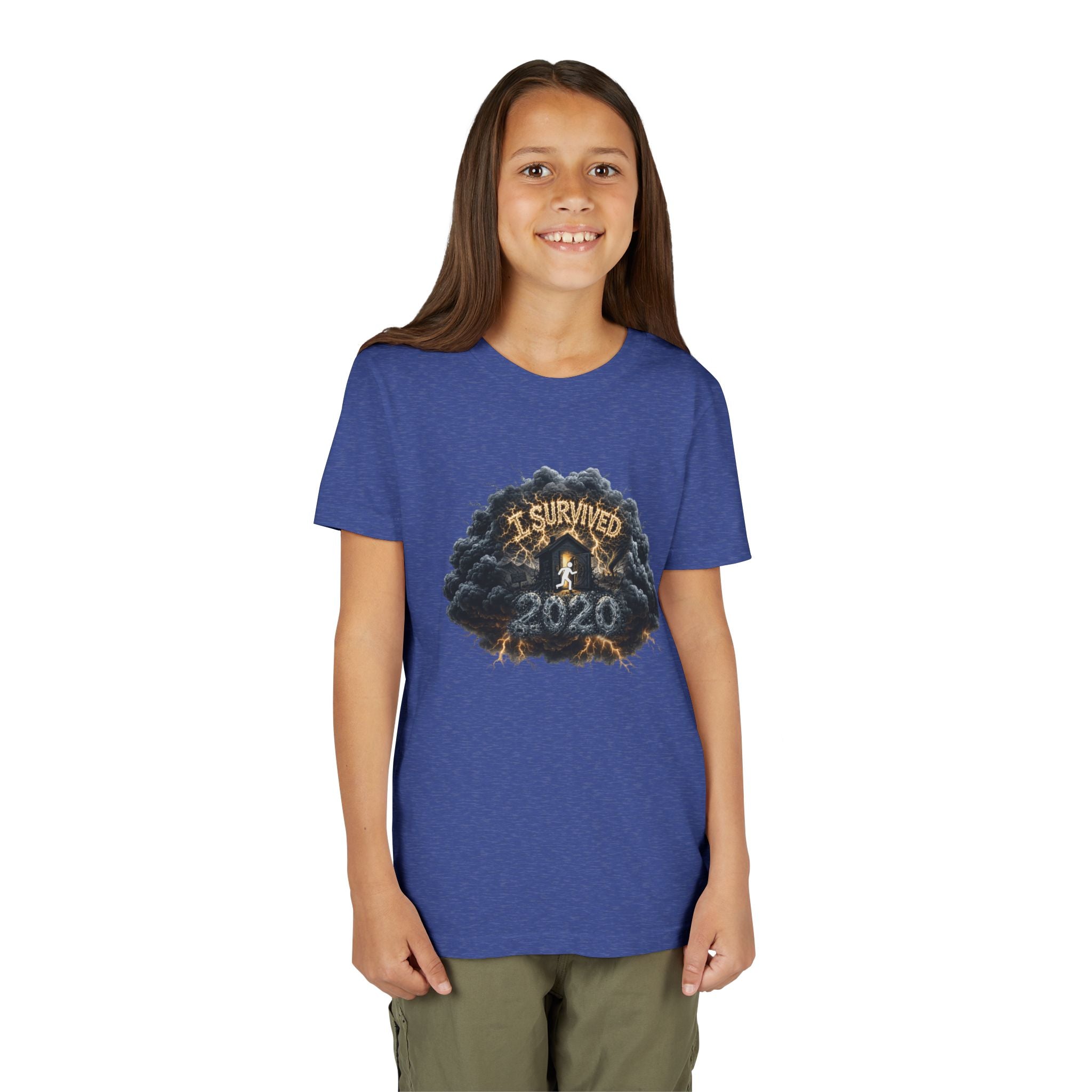 I Survived 2020 — Director's Cut Original Design Teaser Tee | Season 1 Premiere Drop Youth Short Sleeve Tee