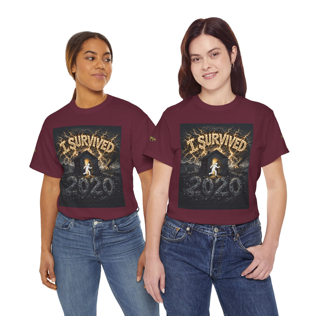I Survived 2020 — Original PILOT Design: Special Edition Unisex Heavy Cotton Tee