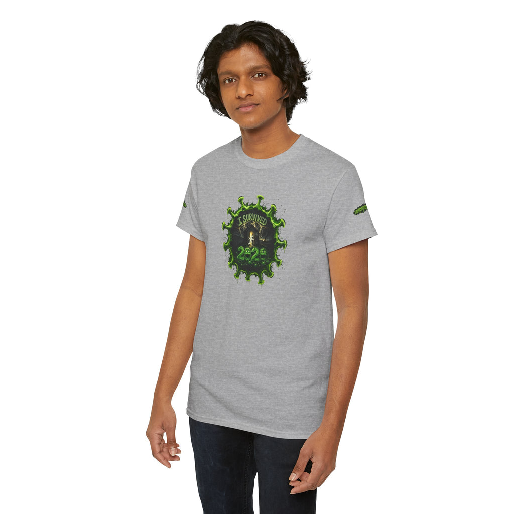 I Survived 2020 — PANDEMIC S1:E2: Director's Cut Special Edition "The Coming of COVID" Unisex Heavy Cotton Tee