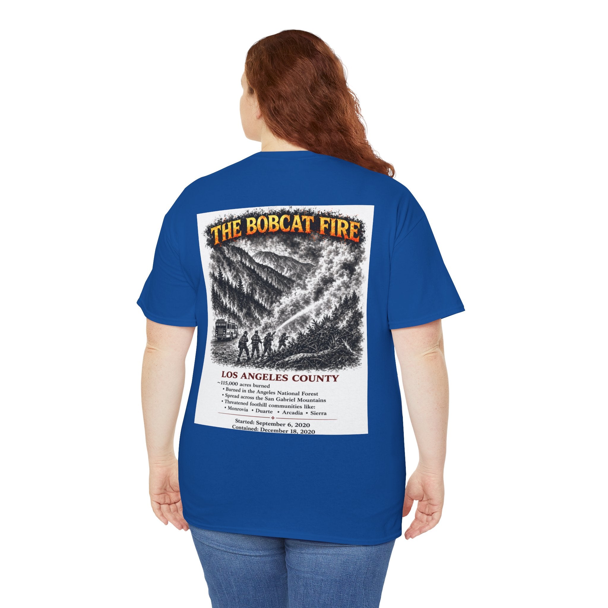 I Survived 2020 — S2:E2 "The Bobcat Fire" | Wildfire Edition Memorial Unisex Heavy Cotton Tee