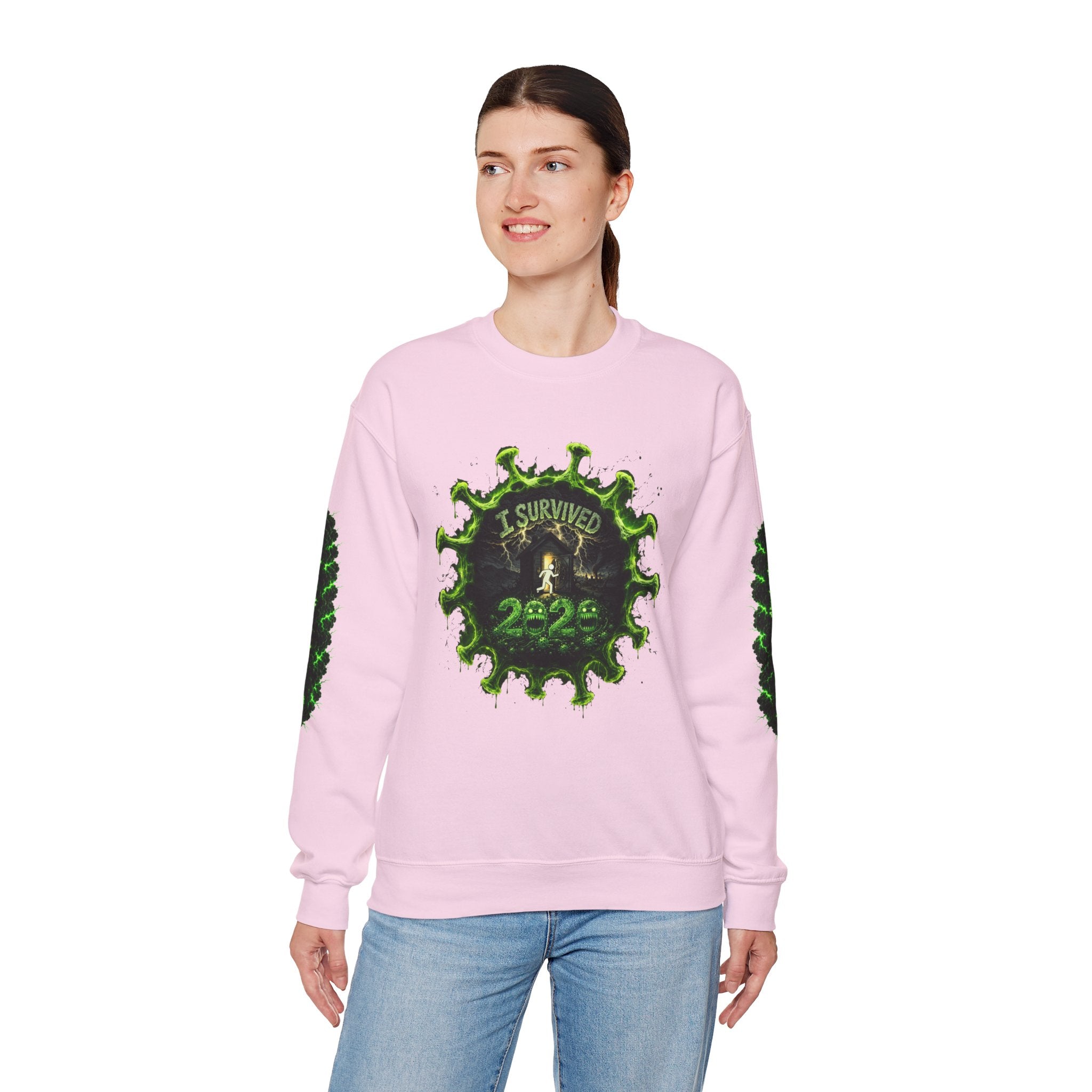 I Survived 2020 — Director's Cut S1:E5 "Delivery Doomsday" | Pandemic Edition Unisex Heavy Blend™ Crewneck Sweatshirt