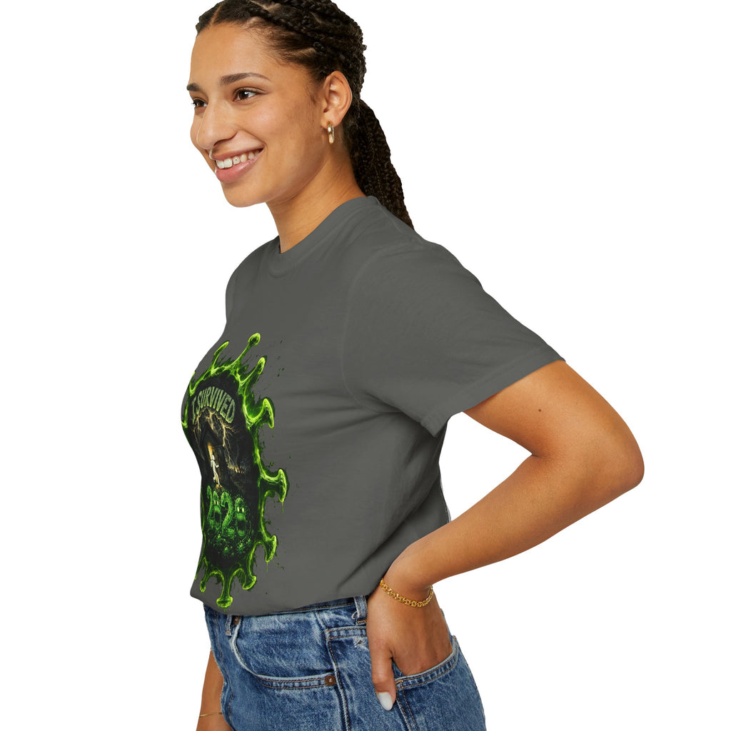 I Survived 2020 — Director's Cut S1:E5 "Delivery Doomsday" | Pandemic Edition Unisex Garment-Dyed T-shirt