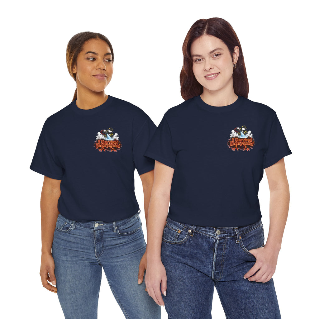 I Survived 2020 — "Please Stand By" Test Pattern Tee Wildfire Signal Edition Summer Premiere Unisex Heavy Cotton Tee