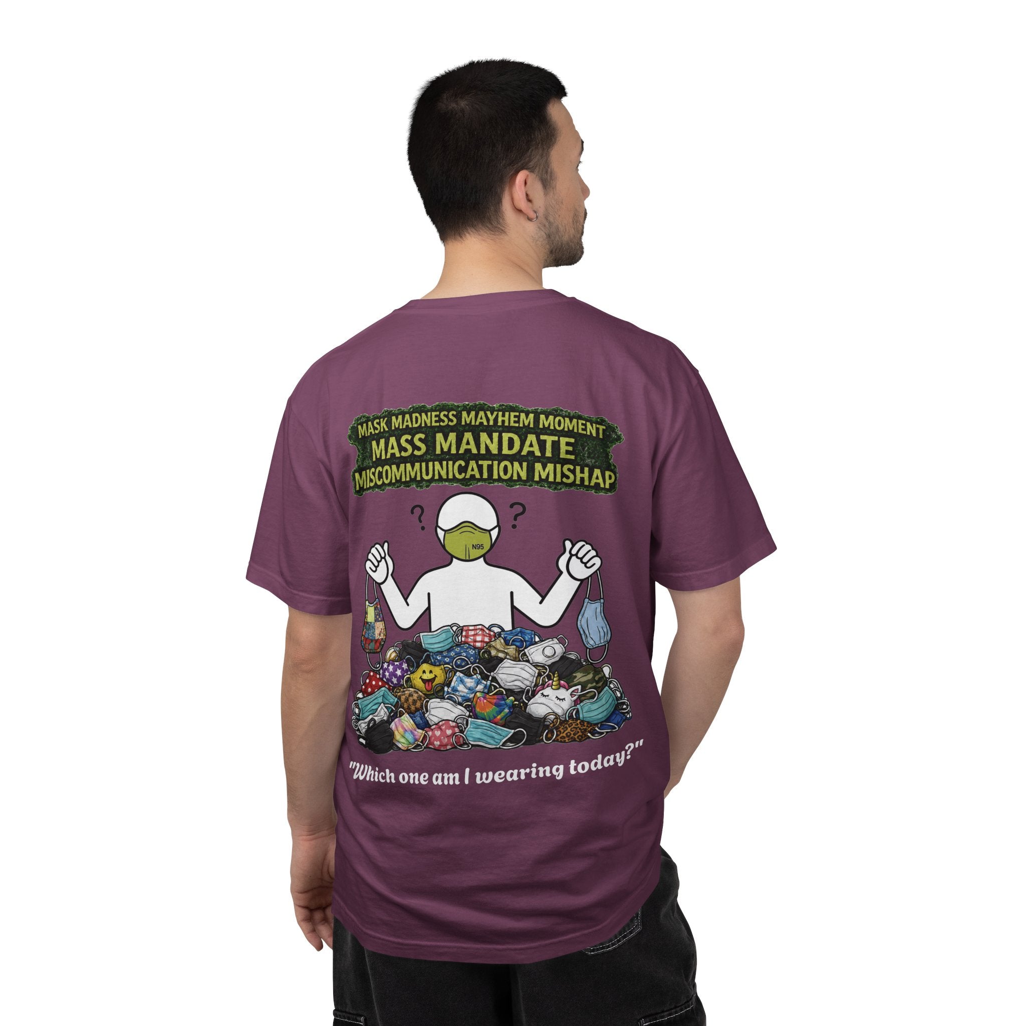 I Survived 2020 — Director's Cut S1:E4 "Mask Madness Mayhem Moment" | Pandemic Edition Unisex Garment-Dyed T-shirt