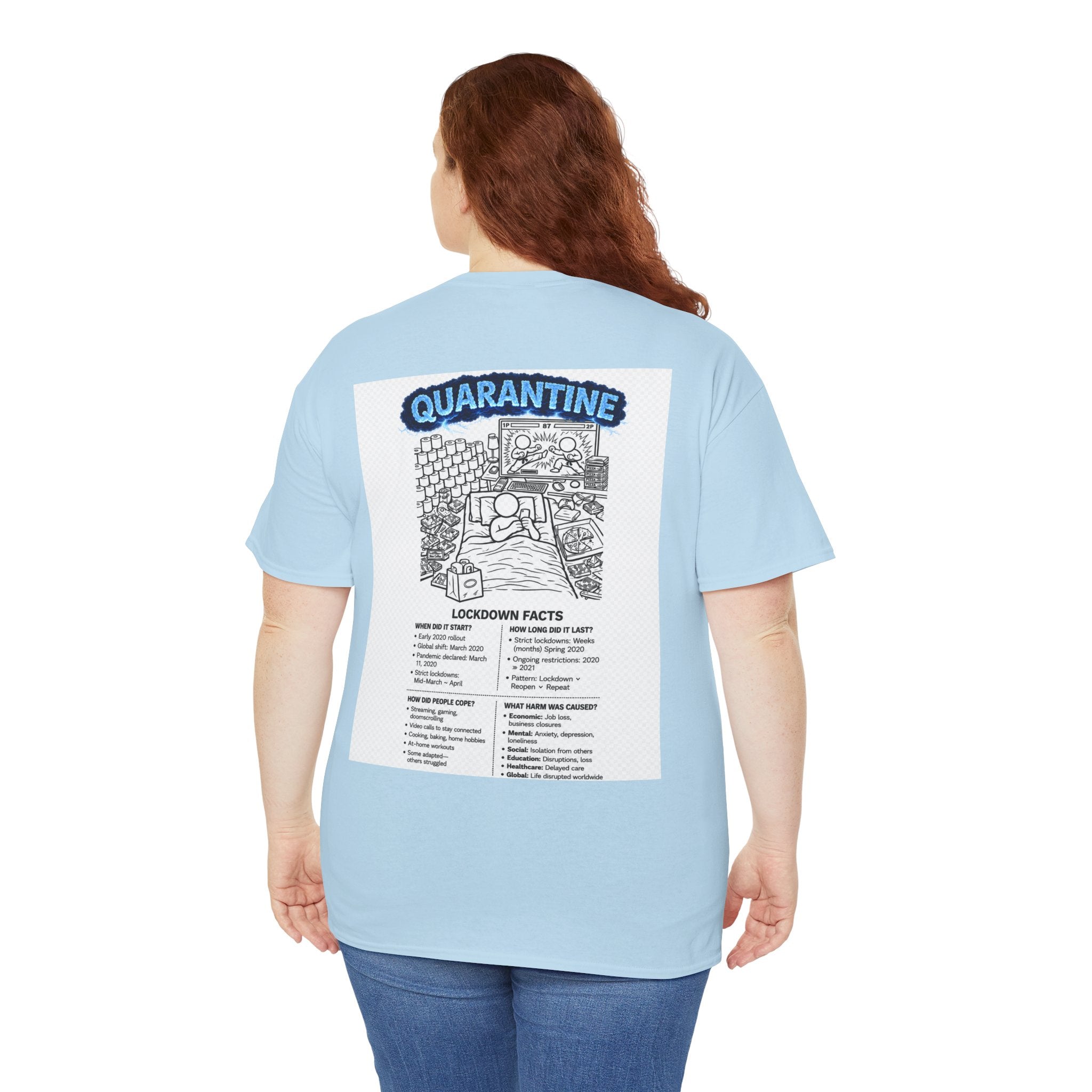 I Survived 2020 — Director's Cut S3:E1 "Quarantine" | Lockdown Edition Documentary Unisex Heavy Cotton Tee
