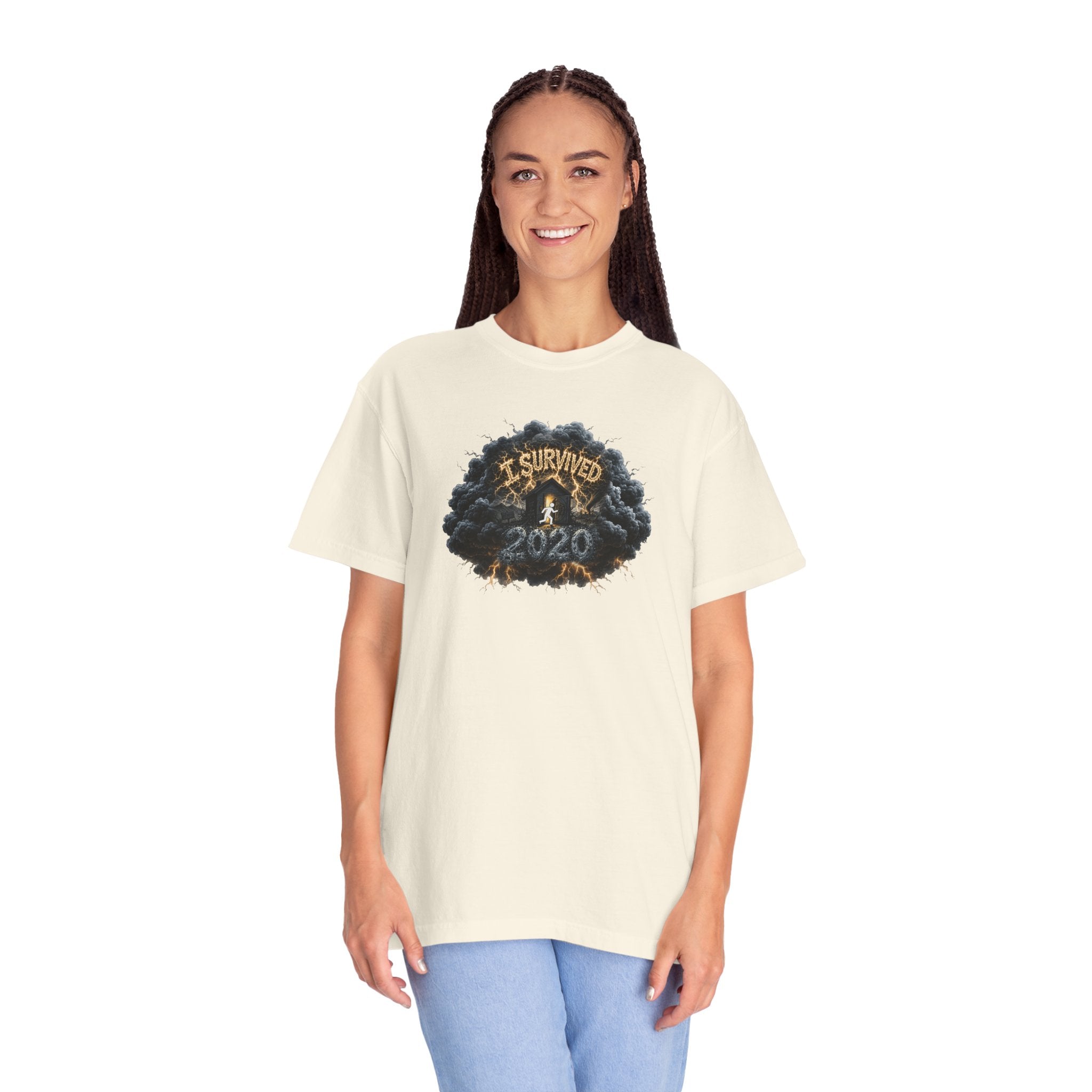 I Survived 2020 — Original PILOT Design: Director's Cut Unisex Garment-Dyed T-shirt