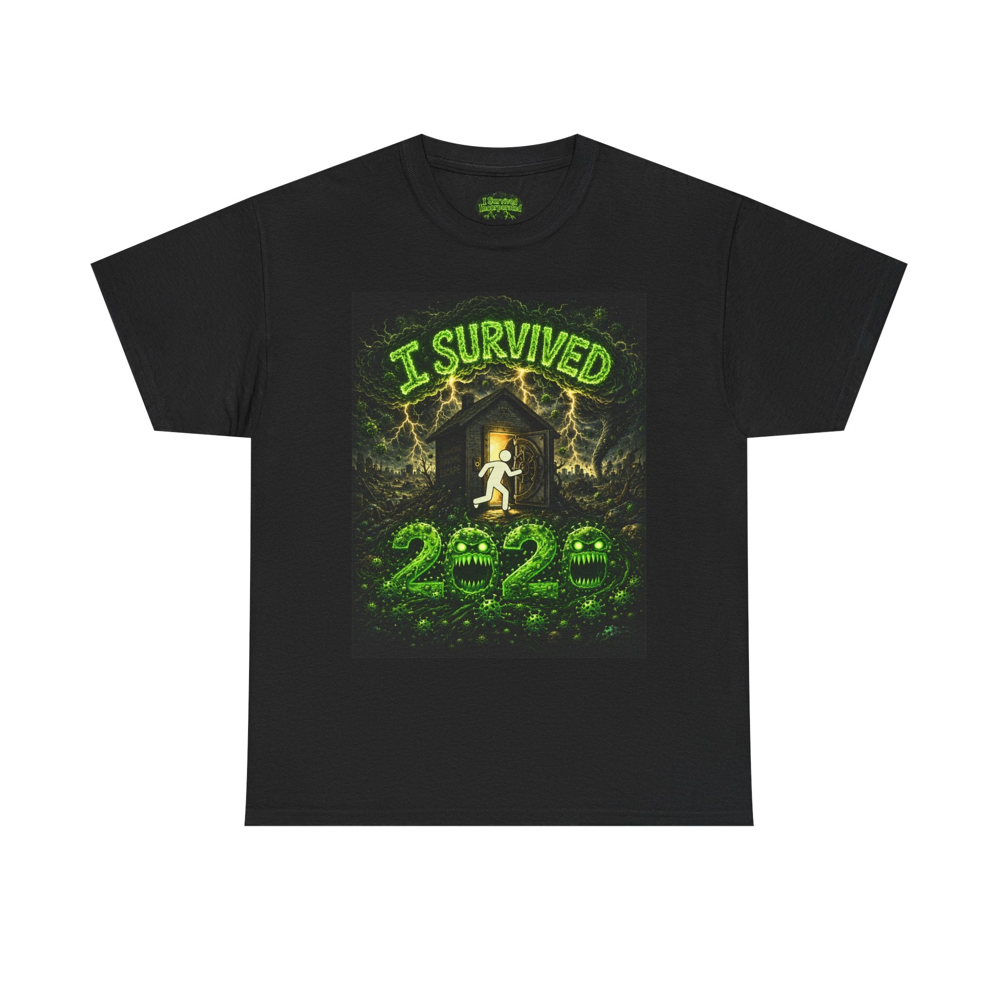 I Survived 2020 — S1:E2 "The Coming of COVID" | Pandemic Edition Unisex Heavy Cotton Tee