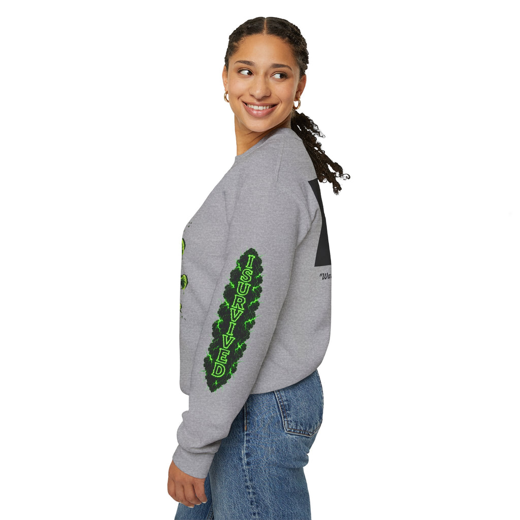 I Survived 2020 — Director's Cut S1:E3 "The Jab!" | Pandemic Edition Unisex Heavy Blend™ Crewneck Sweatshirt