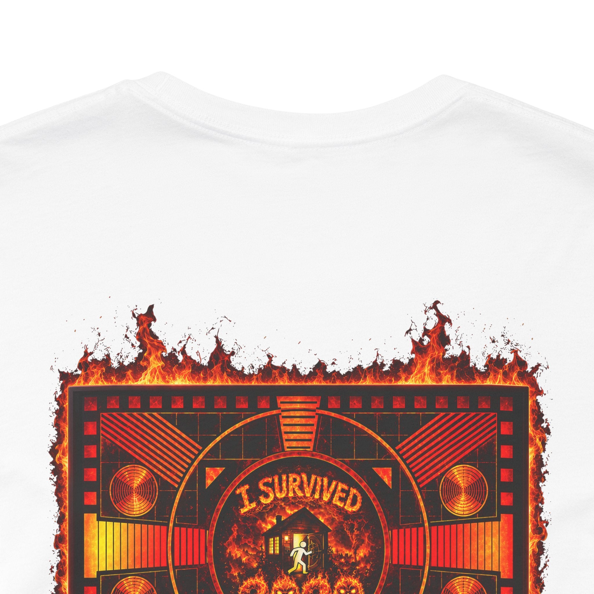 I Survived 2020 — "Please Stand By" Test Pattern Tee Wildfire Signal Edition Summer Premiere Unisex Jersey Short Sleeve Tee
