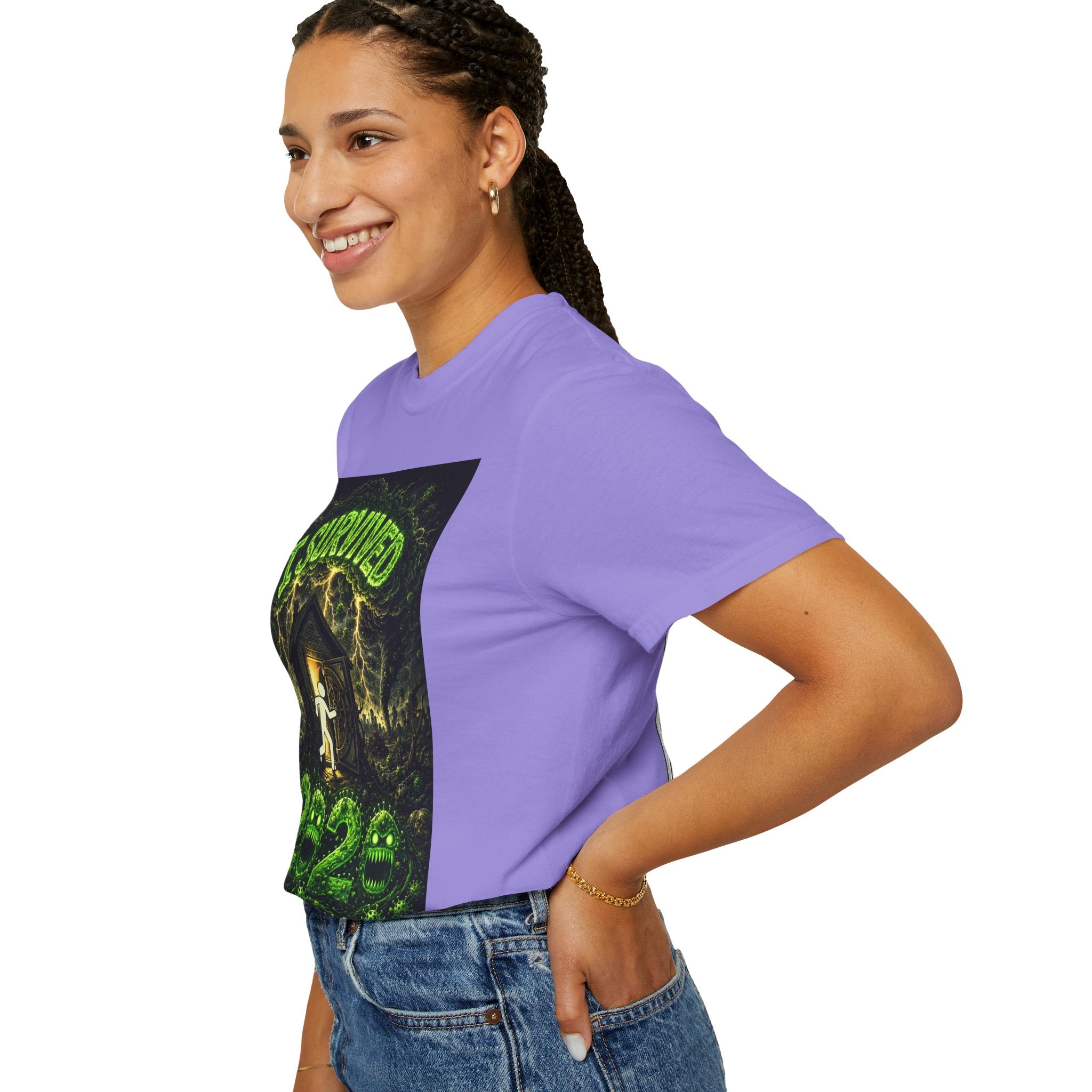 Sobreviví al 2020 — T1:E5 "Apocalipsis de Entregas" | Camiseta unisex teñida de edición Pandemia