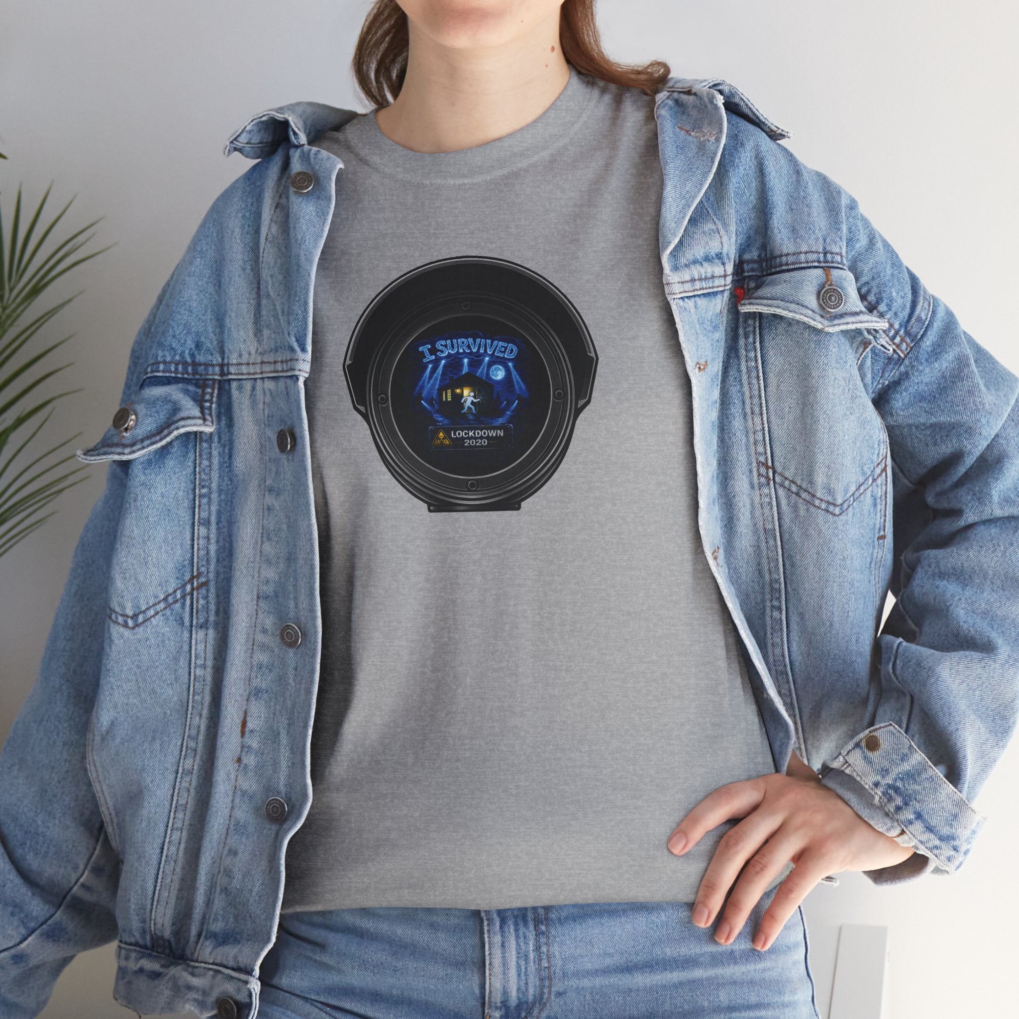 I Survived 2020 — LOCKDOWN S3:E1: Director's Cut "Quarantine" Unisex Heavy Cotton Tee