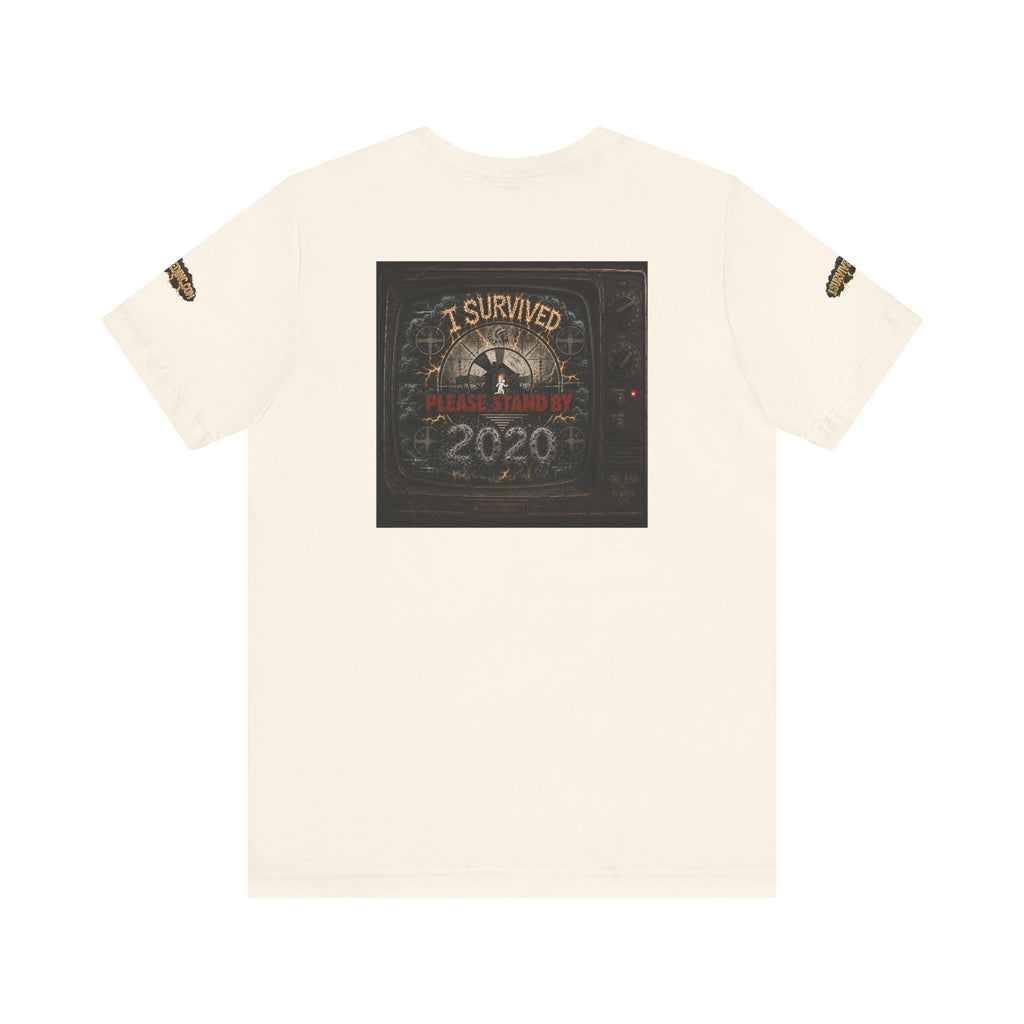 I Survived 2020 — "Please Stand By" Test Pattern Tee Special Edition Summer Premier Unisex Jersey Short Sleeve Tee