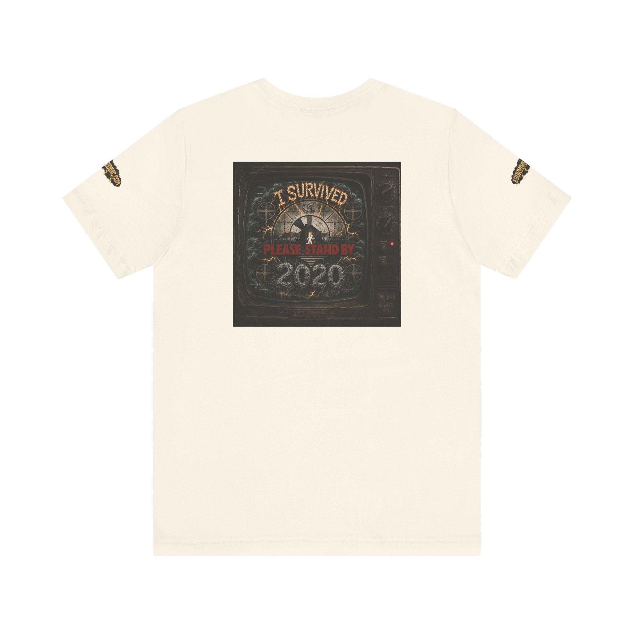 I Survived 2020 — "Please Stand By" Test Pattern Tee Special Edition Summer Premier Unisex Jersey Short Sleeve Tee