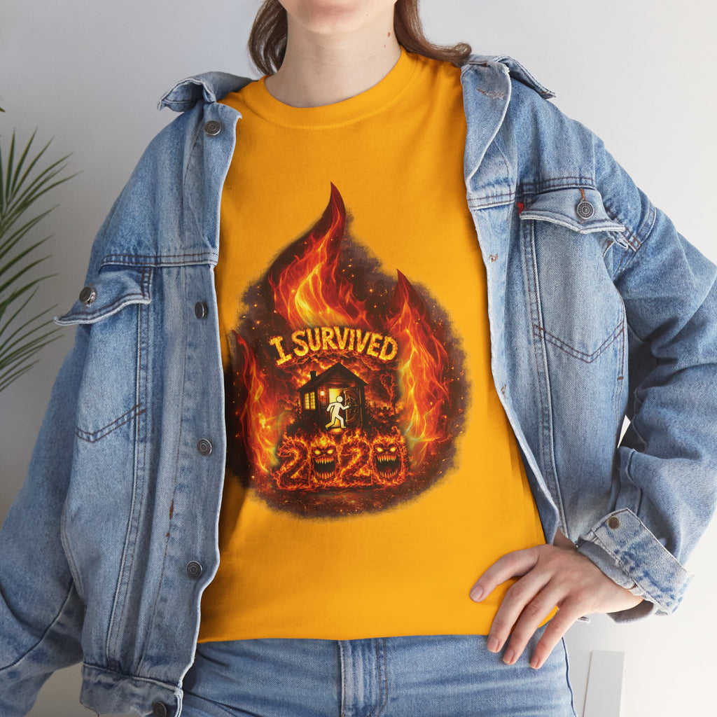 I Survived 2020 — Director's Cut S2:E2 "The Bobcat Fire" | Wildfire Edition Memorial Unisex Heavy Cotton Tee