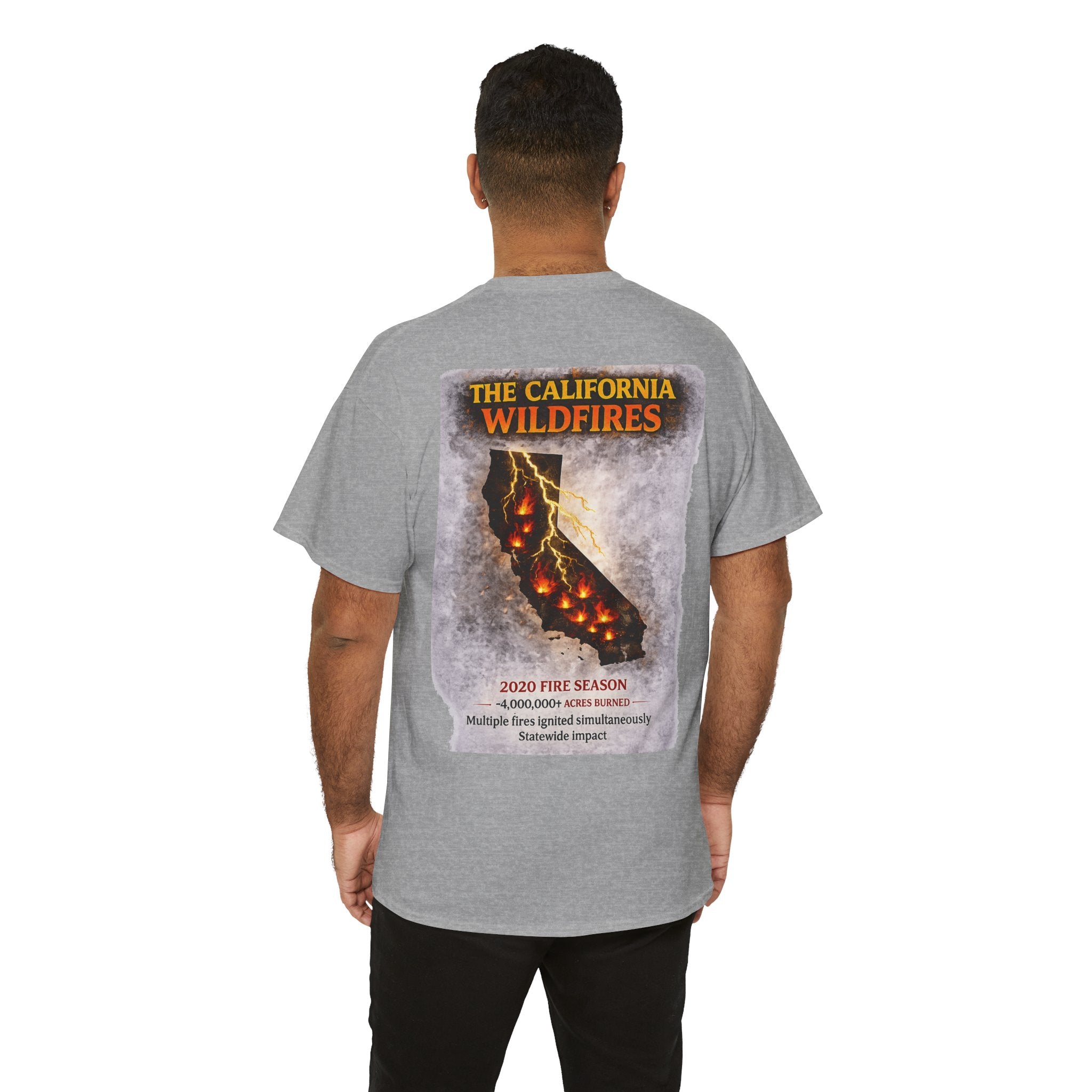 I Survived 2020 — WILDFIRES S2:E3: Director's Cut "The California Wildfires" Memorial Unisex Heavy Cotton Tee