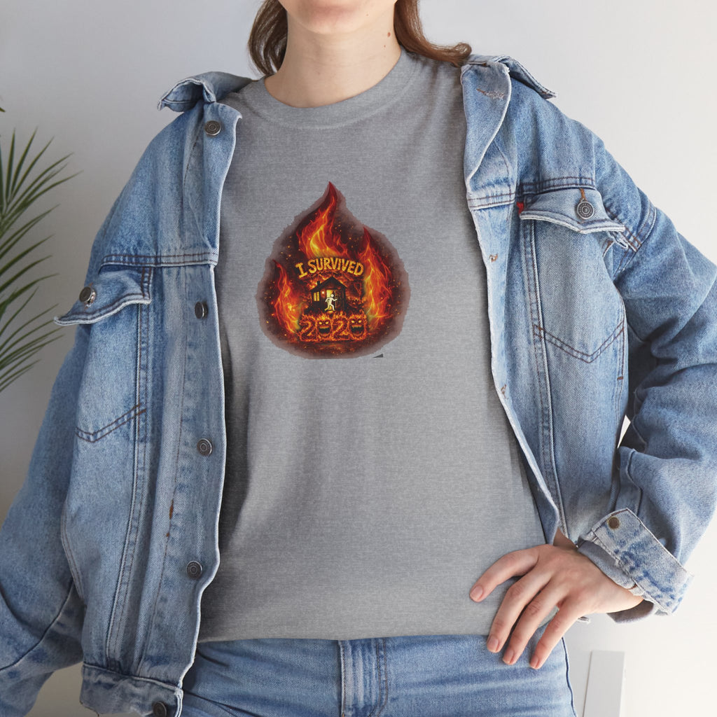 I Survived 2020 — WILDFIRES S2:E1: Director's Cut "Berry Creek" Memorial Unisex Heavy Cotton Tee
